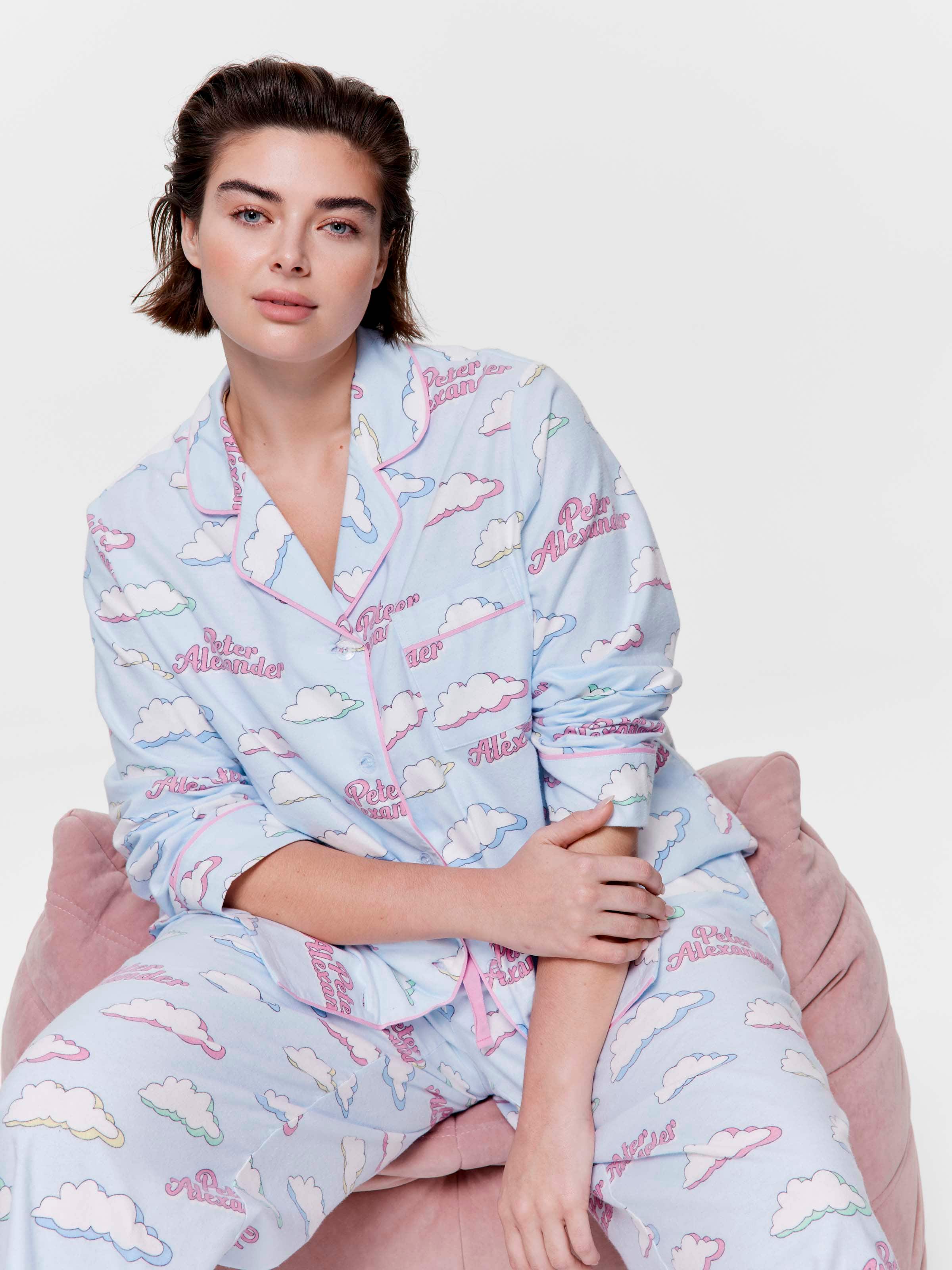 P.A. Plus Cloud 100% Cotton Flannelette Classic Pj Set