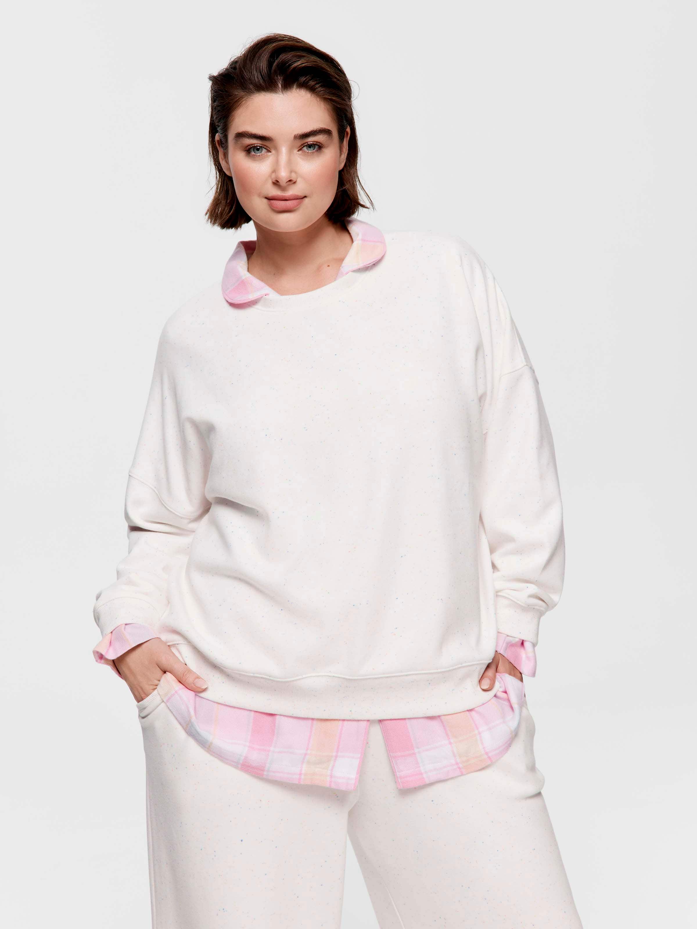 P.A. Plus Speckle Fleece Sweater