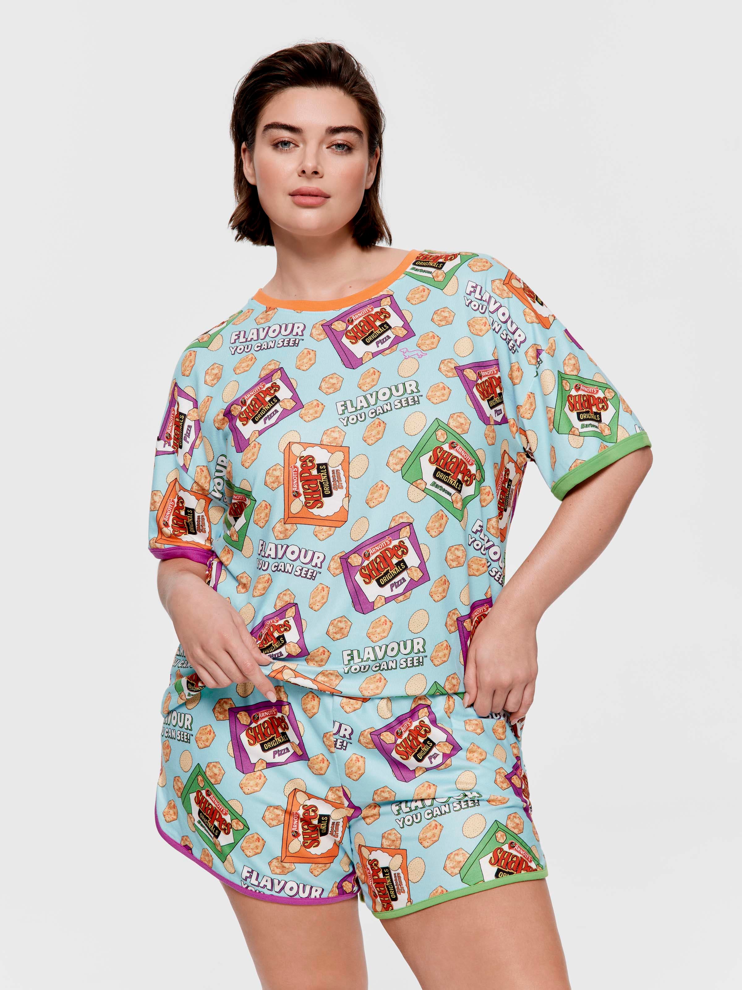 P.A. Plus Arnott's Shapes Plush Oversized Tee