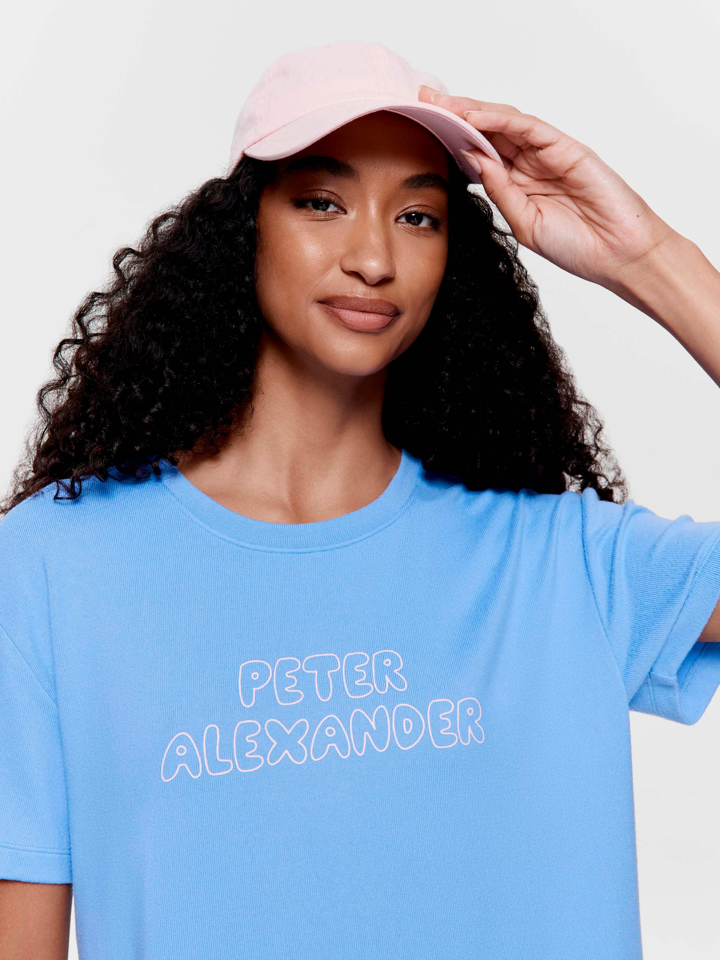 Blue Branded Plush Tee