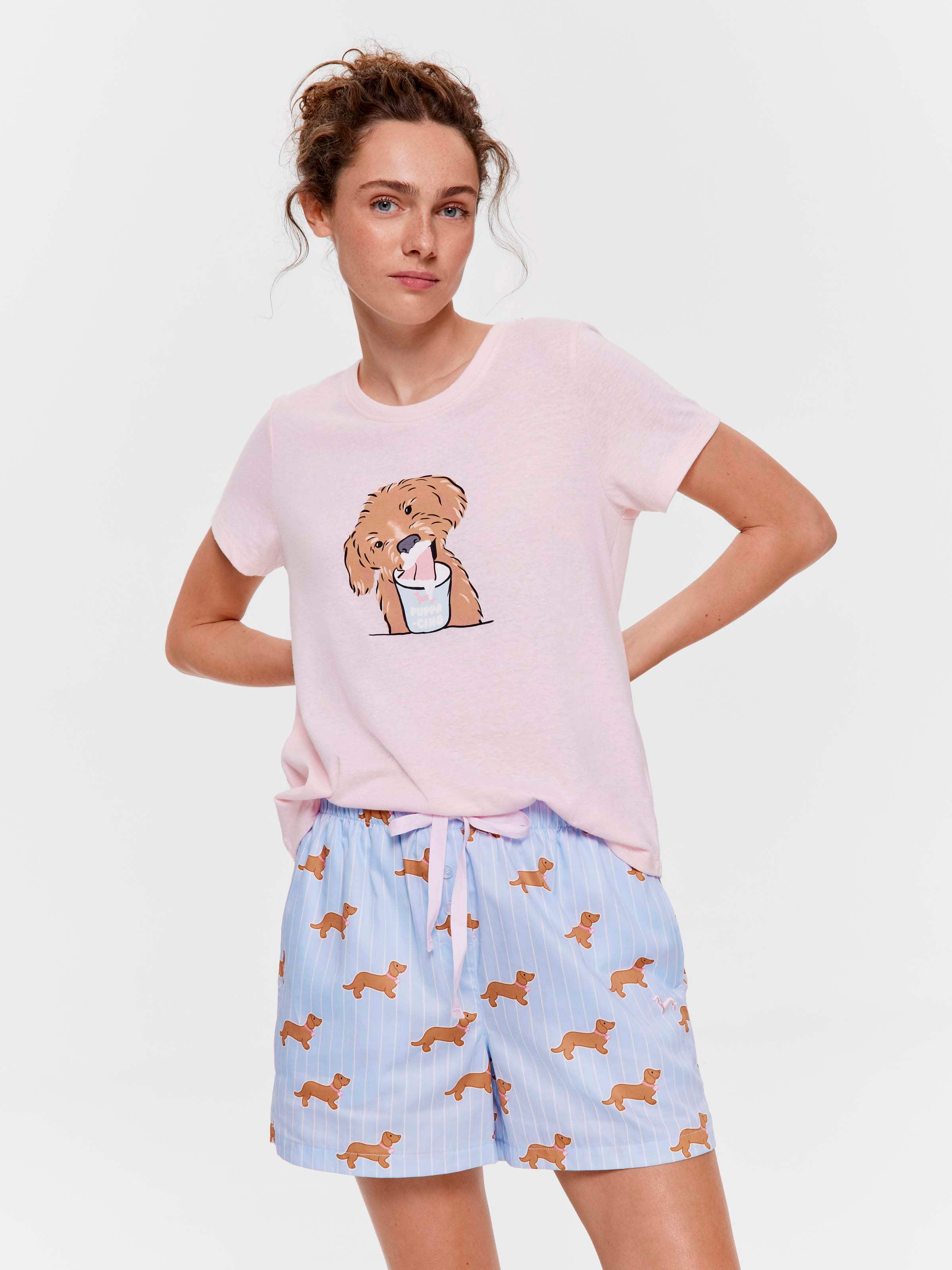 Penny Stripe 100% Cotton Mid Short