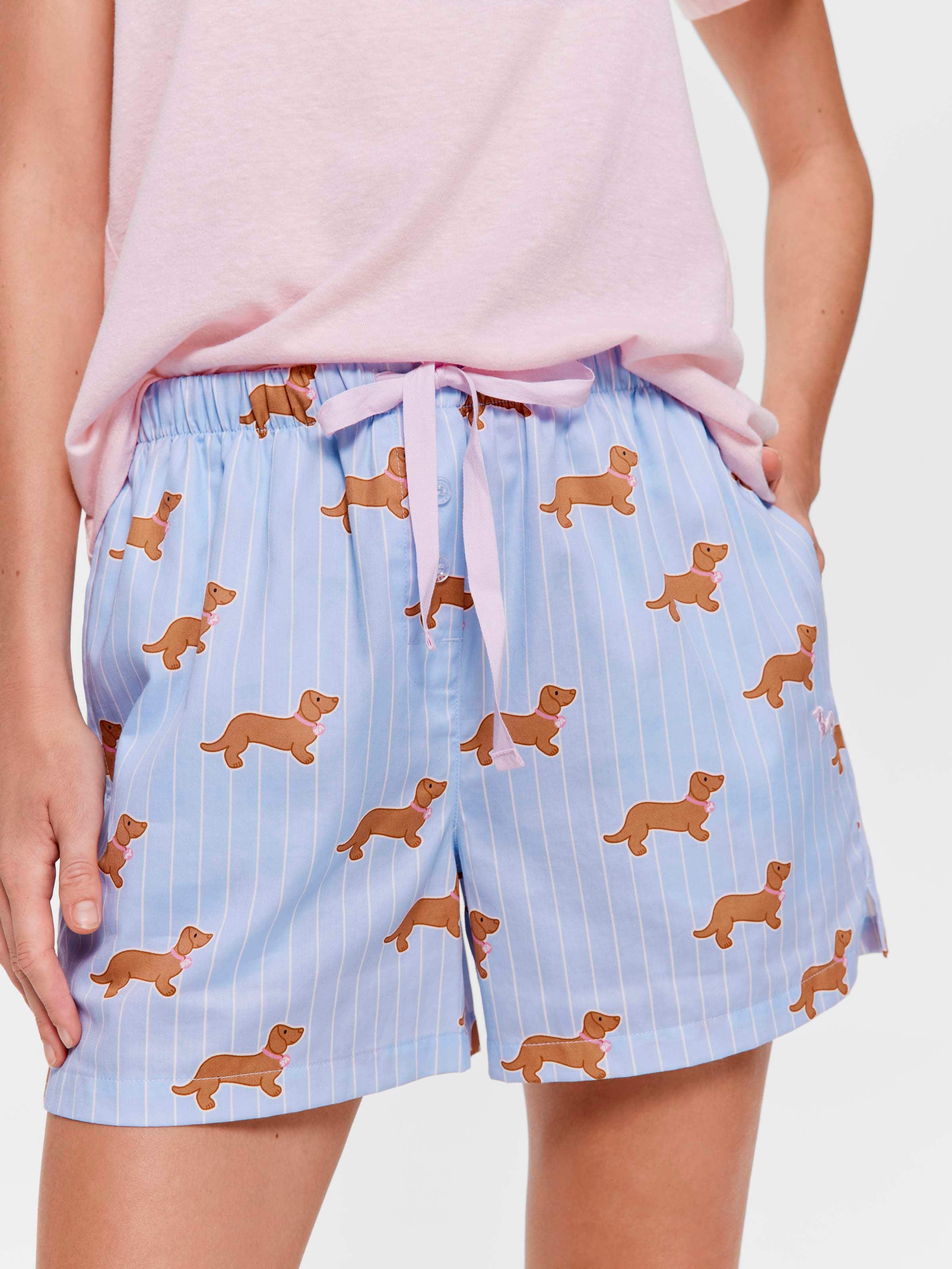 Penny Stripe 100% Cotton Mid Short