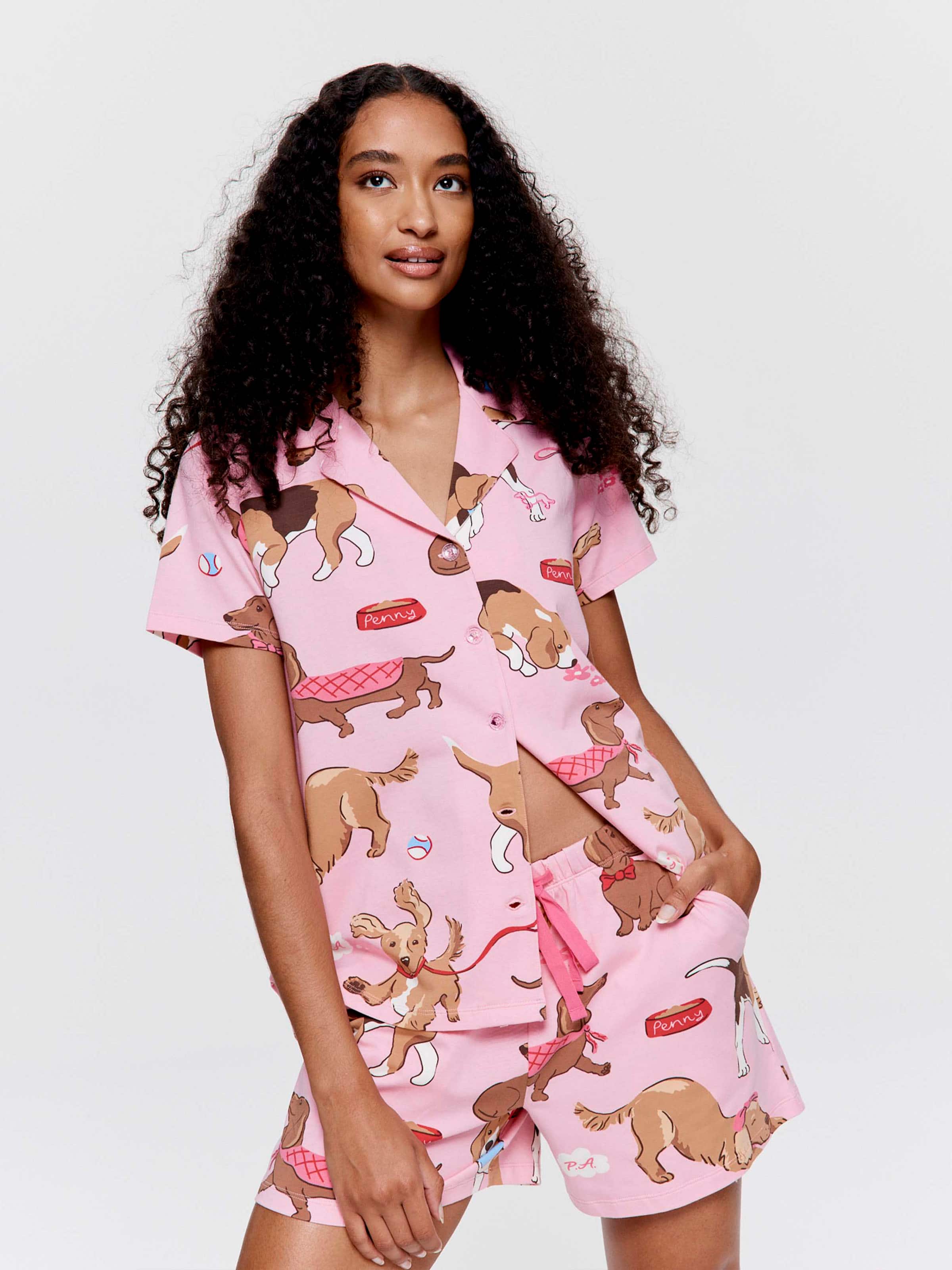 I Like Big Pups Shortie Pj Set