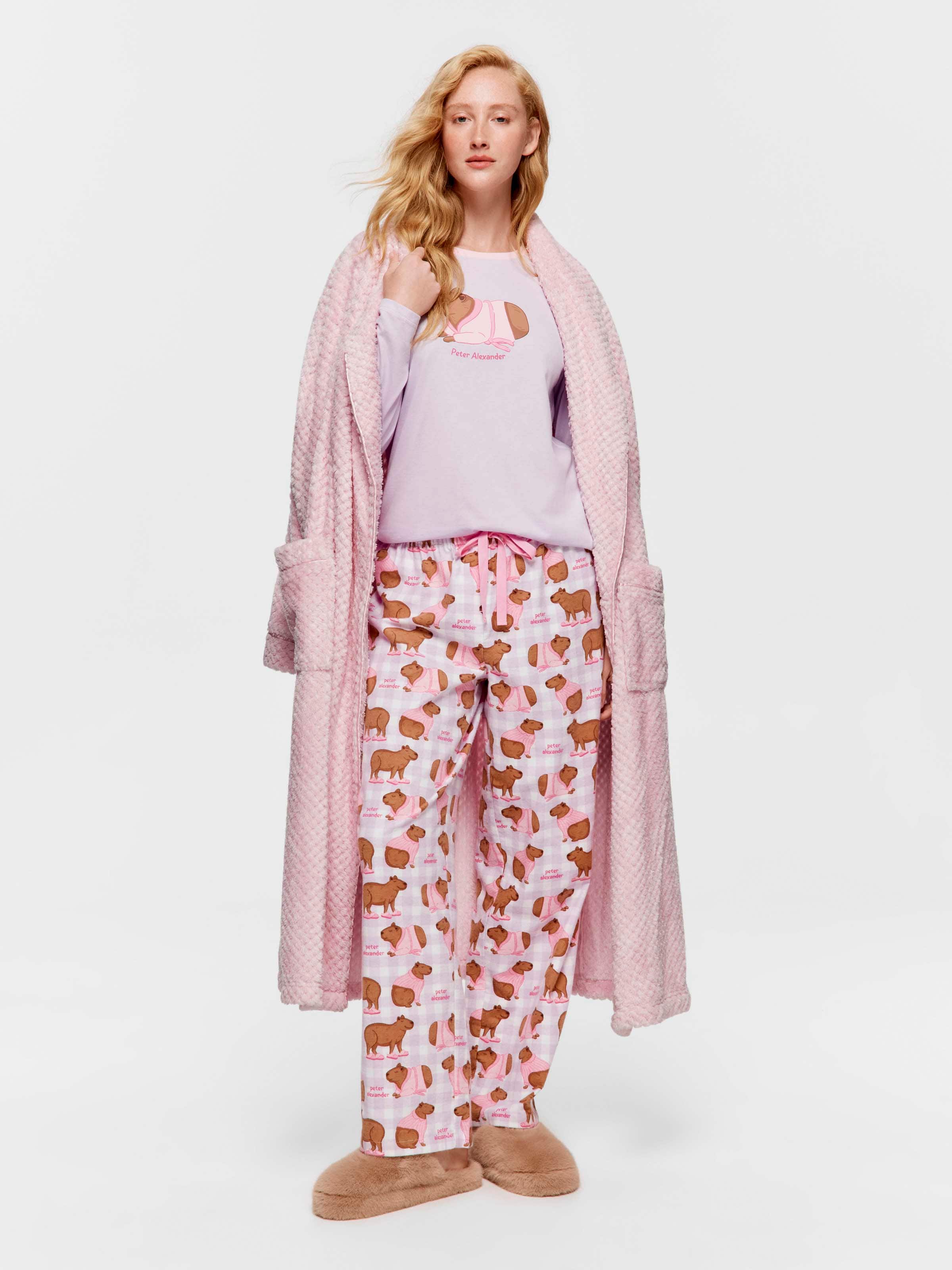 Capybara 100% Cotton Flannelette Classic Pj Pant