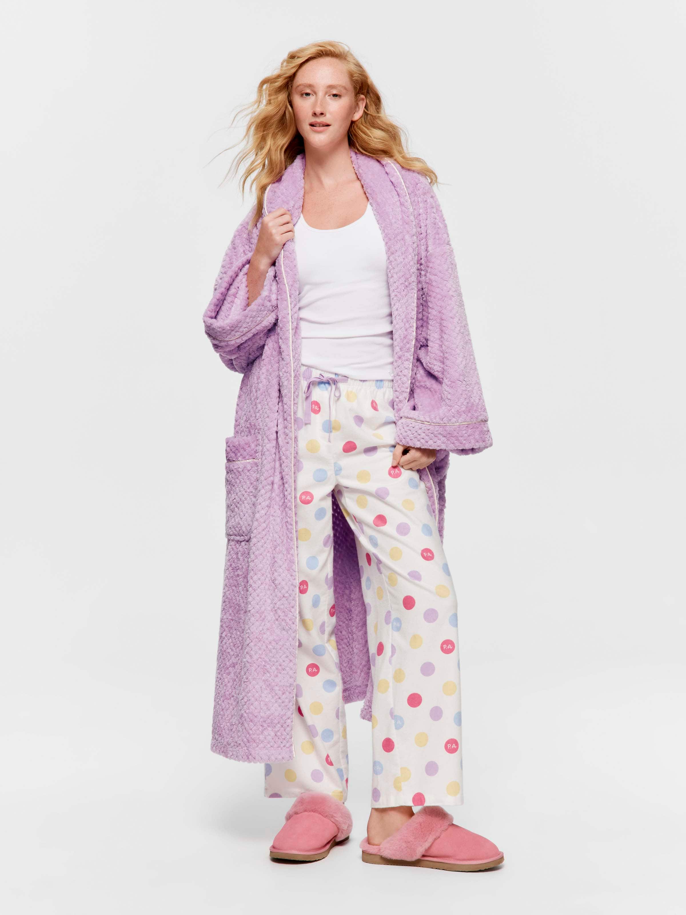 Multi Spots 100% Cotton Flannelette Classic Pj Pant