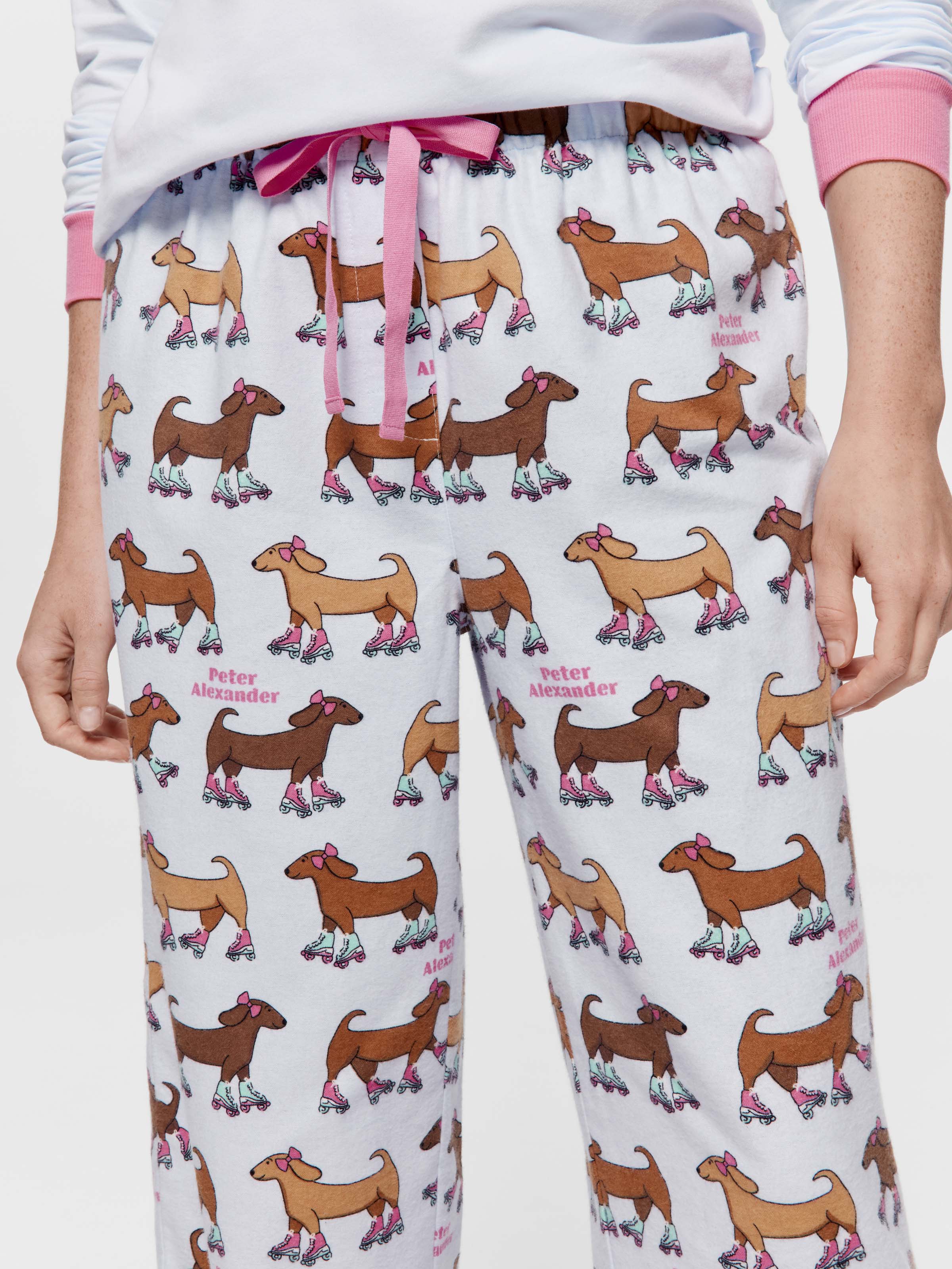 Rollerskating 100% Cotton Flannelette Classic Pj Pant