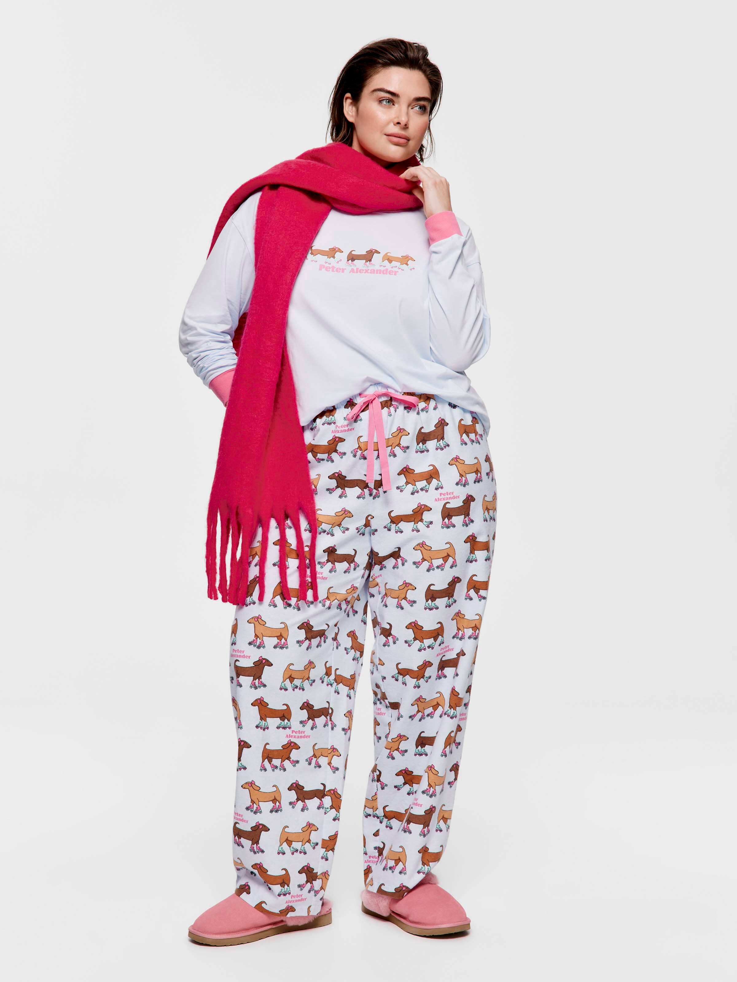 P.A. Plus Rollerskating 100% Cotton Flannelette Classic Pj Pant