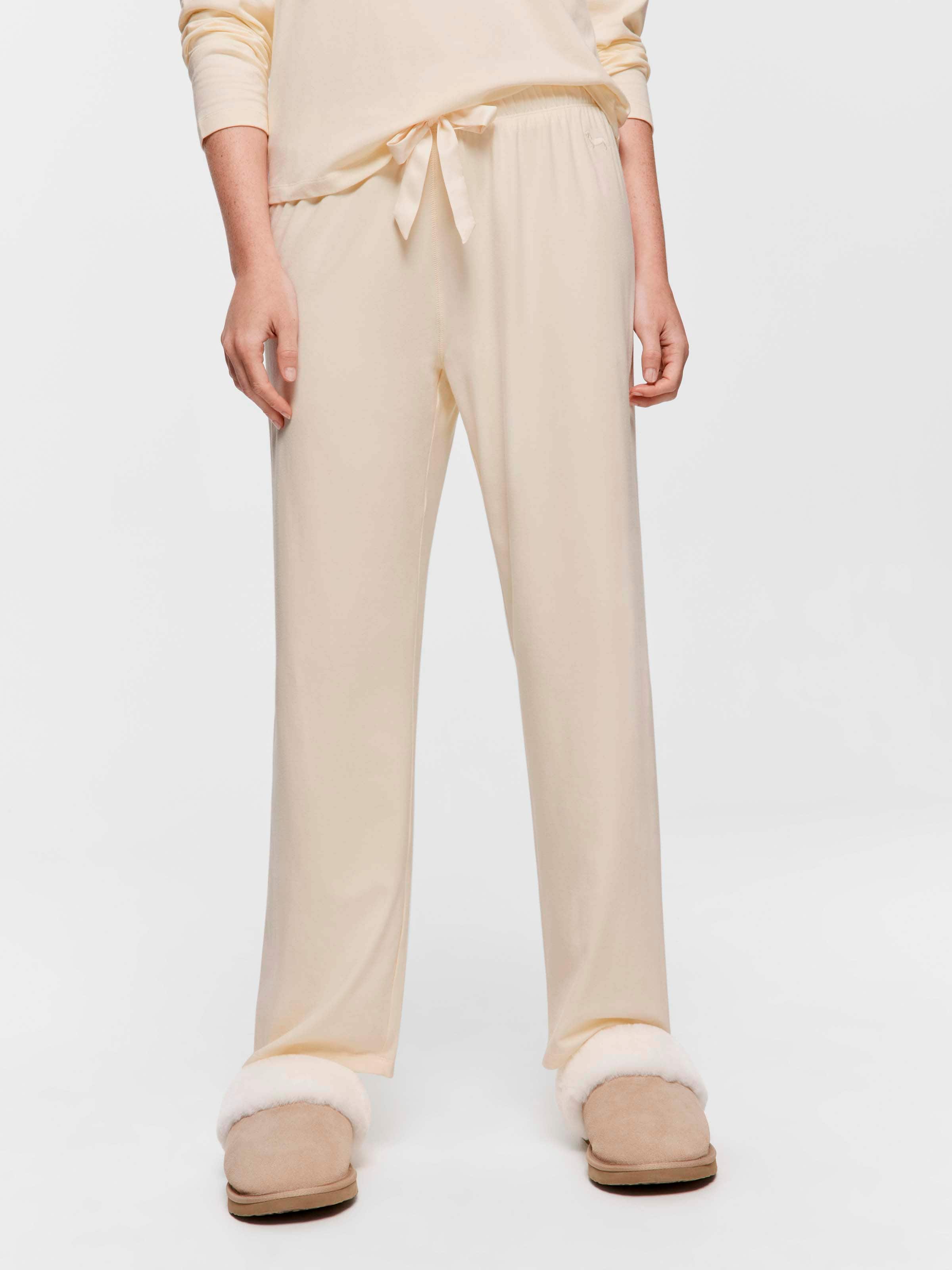 Pastel Lemon Tapered Pj Pant