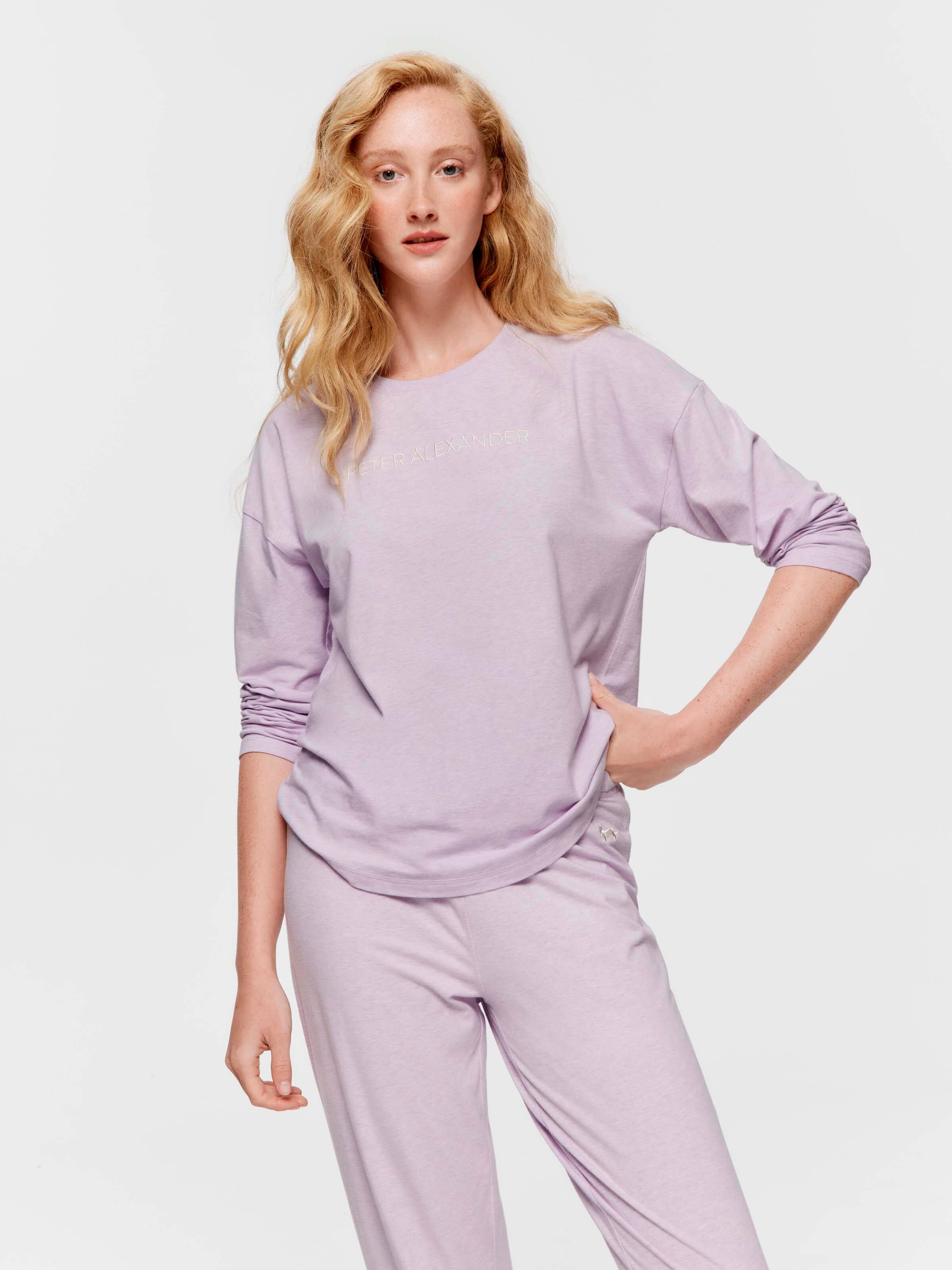 Lilac Marle Long Sleeve Top
