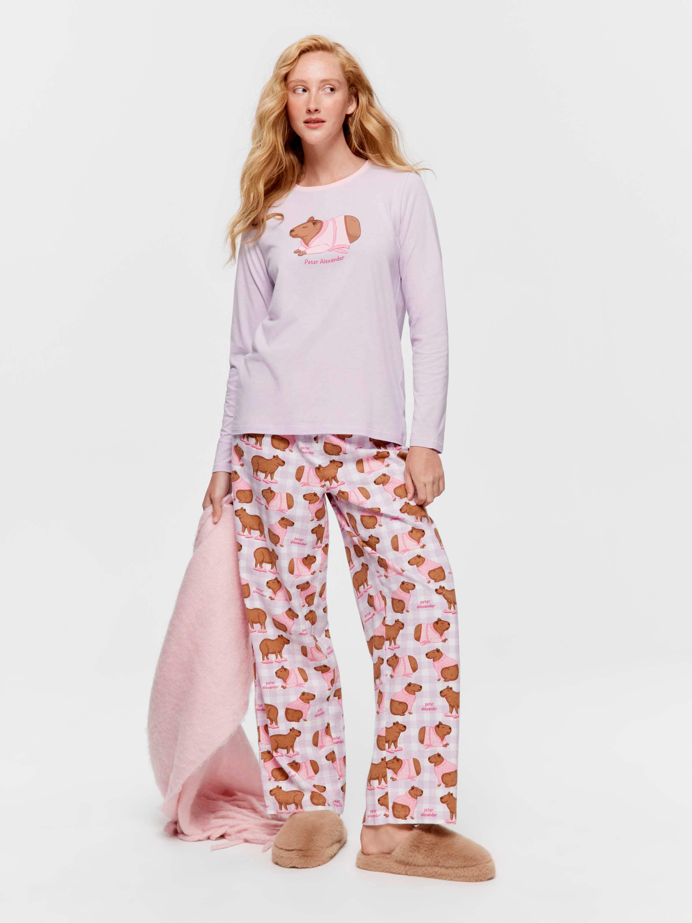 Capybara 100% Cotton Long Sleeve Top