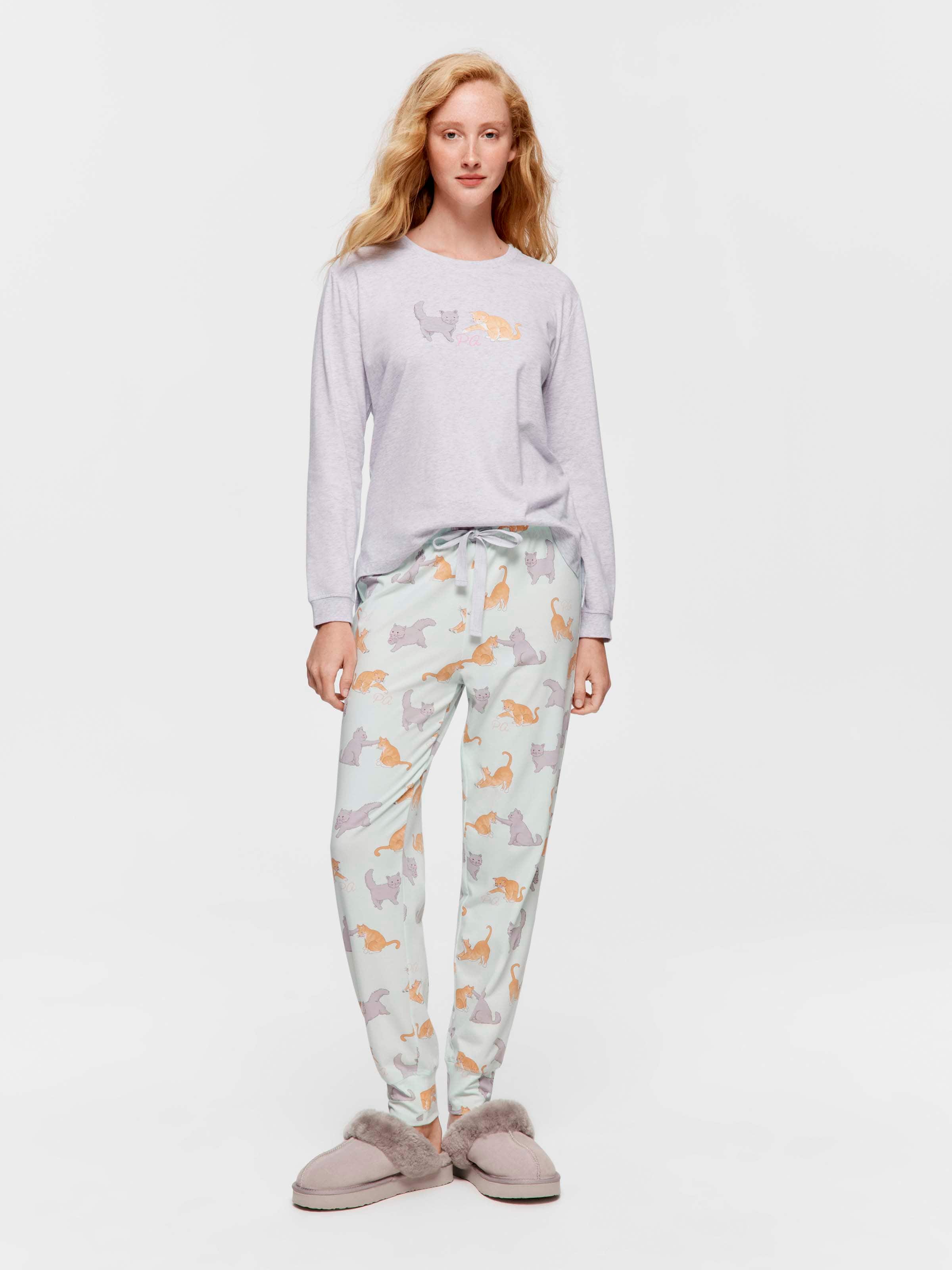 Green Cat Easy Pj Pant