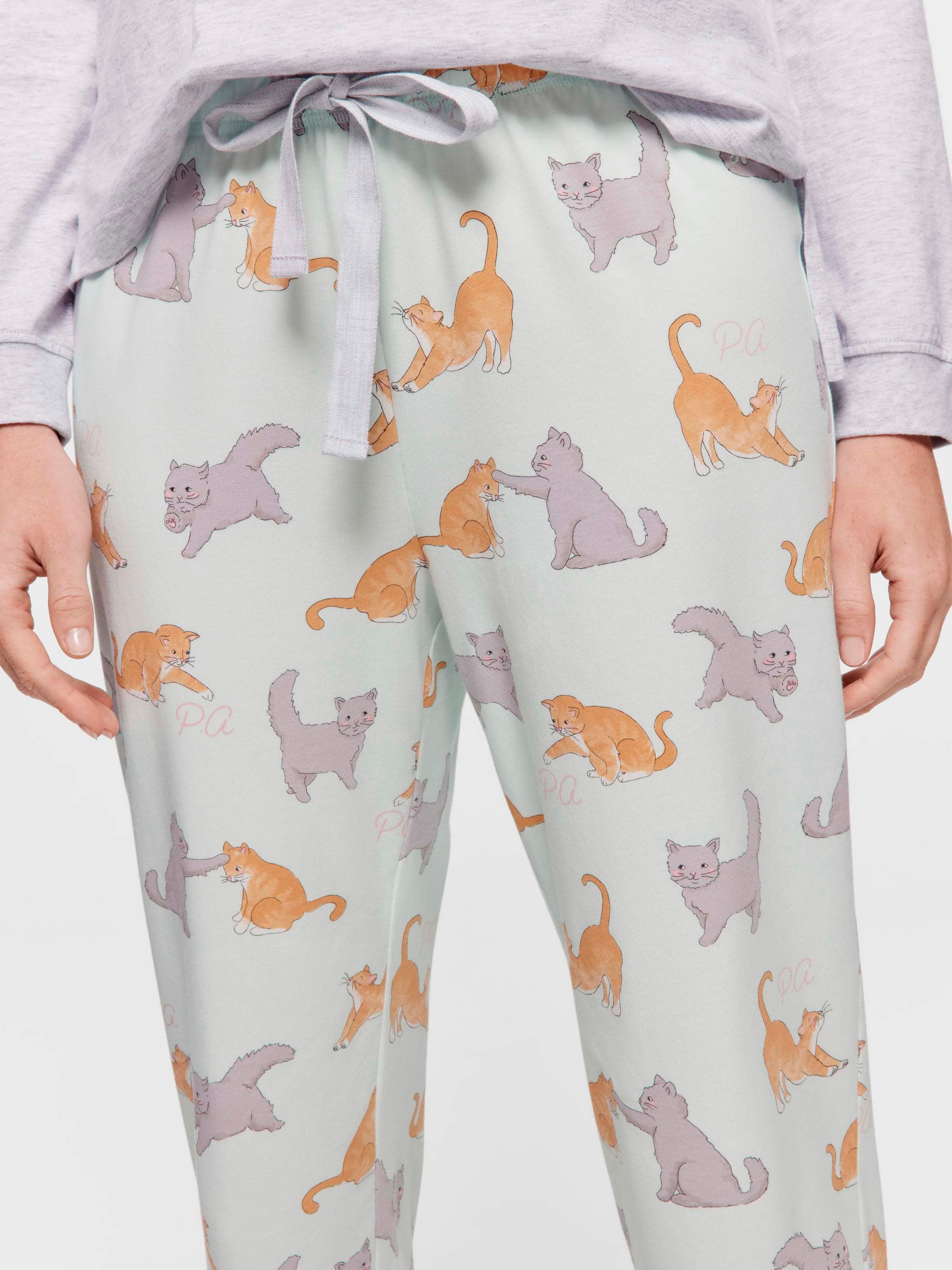 Green Cat Easy Pj Pant