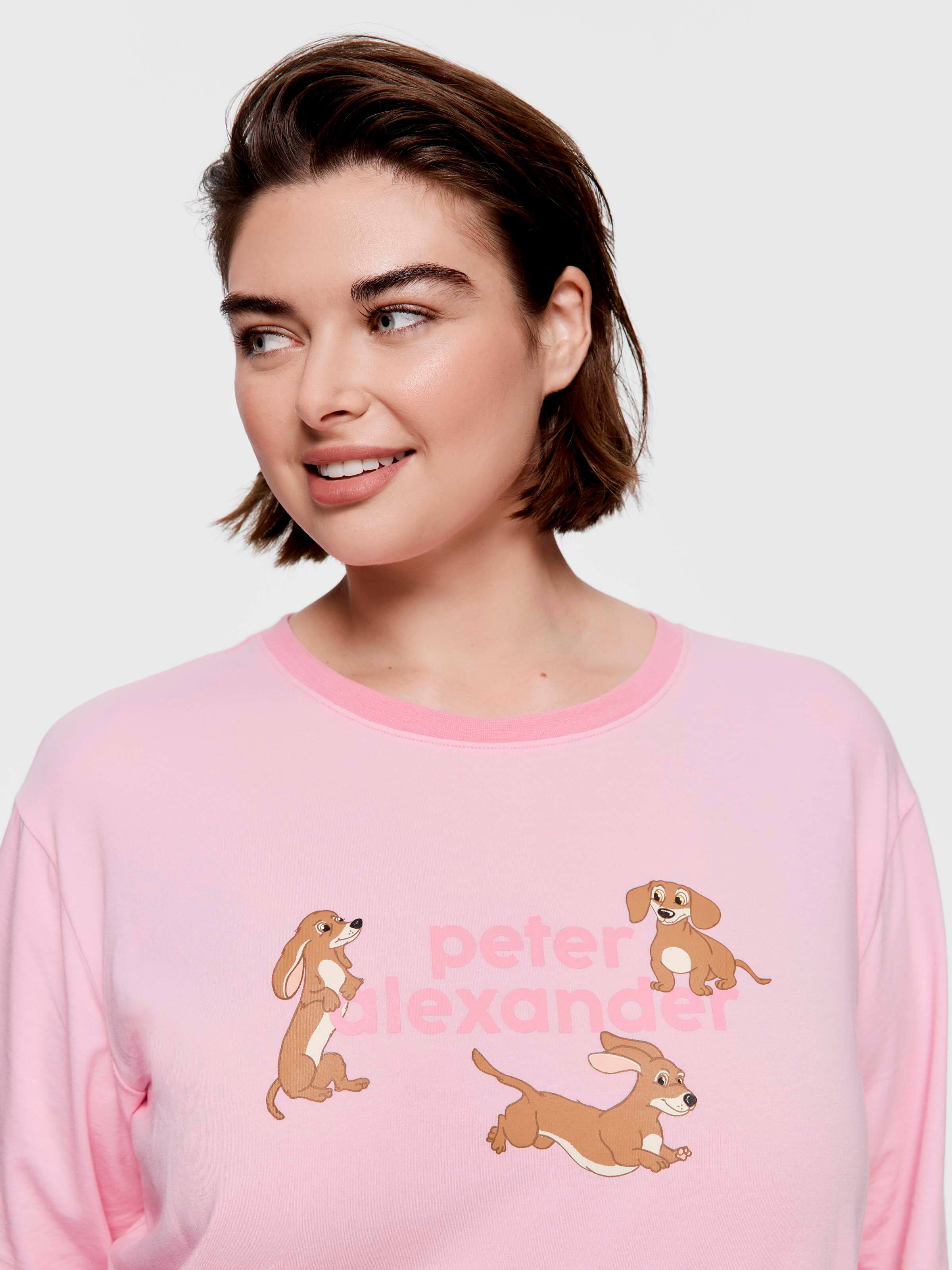 P.A. Plus Pink Playful Penny 100% Cotton Sweater