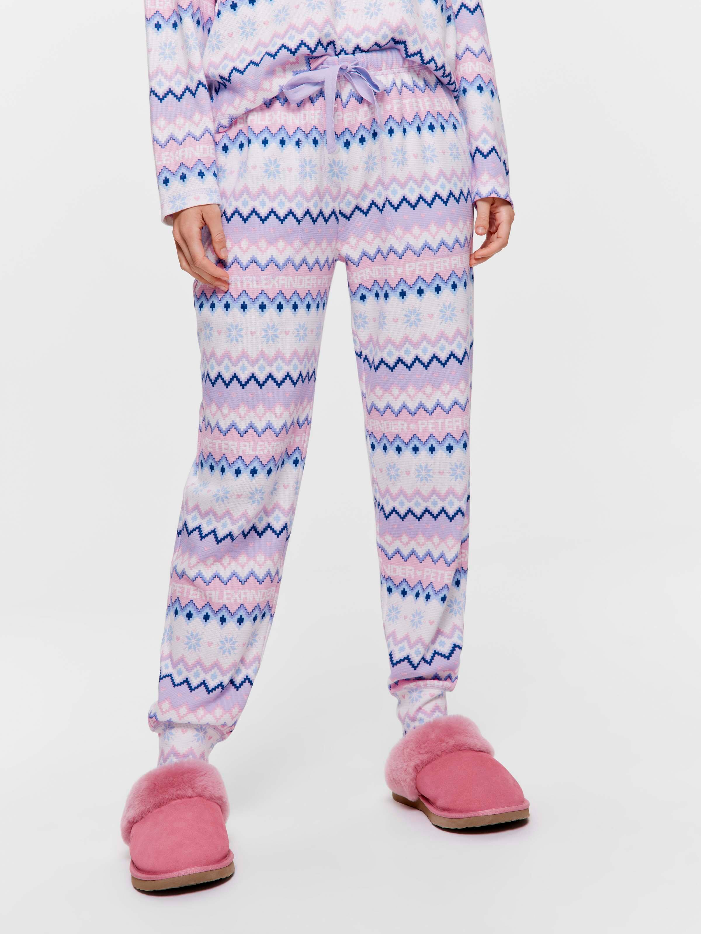 Winter Fair Isle Waffle Easy Pj Pant