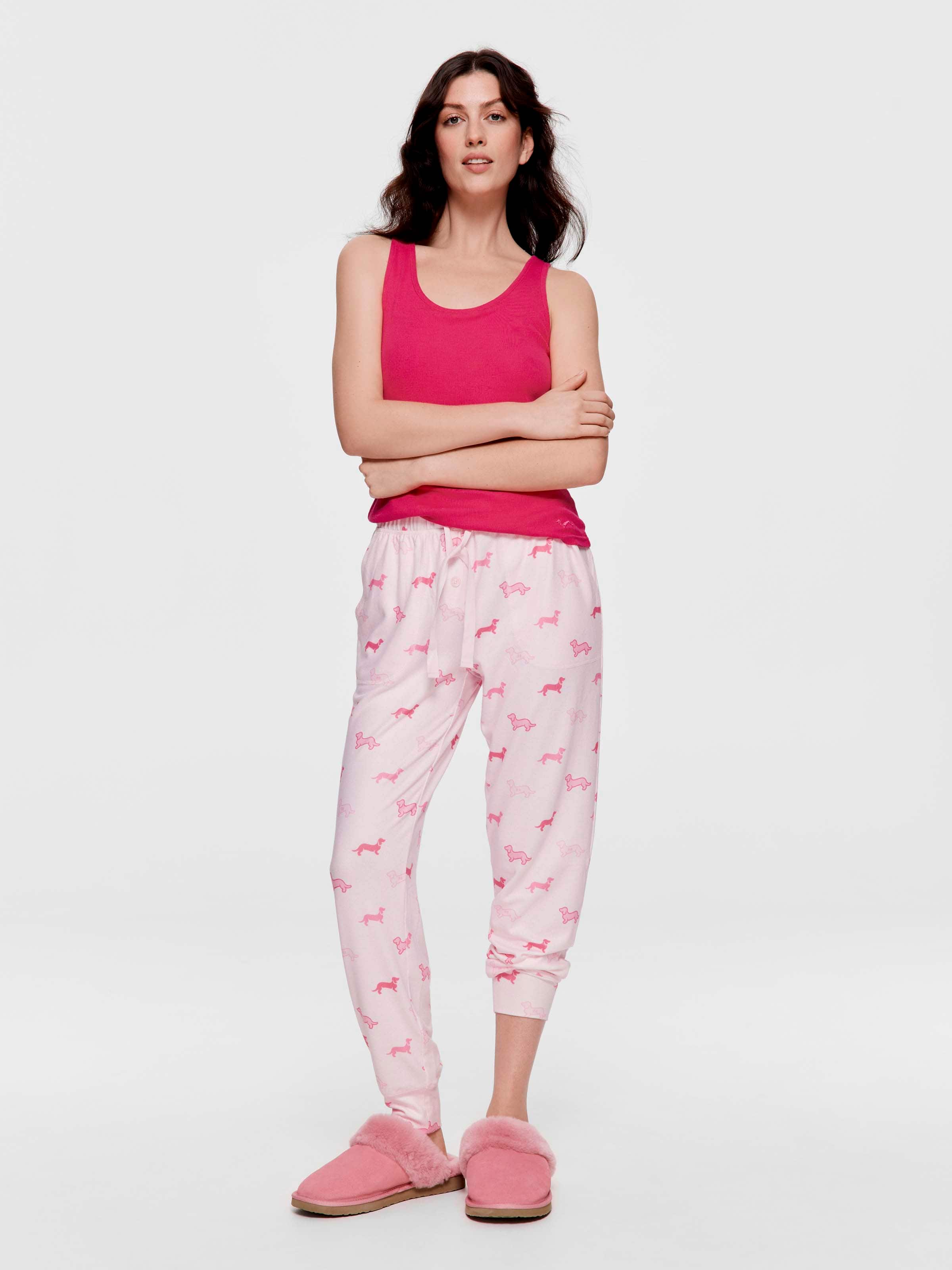 Pink Penny Plush Easy Pj Pant