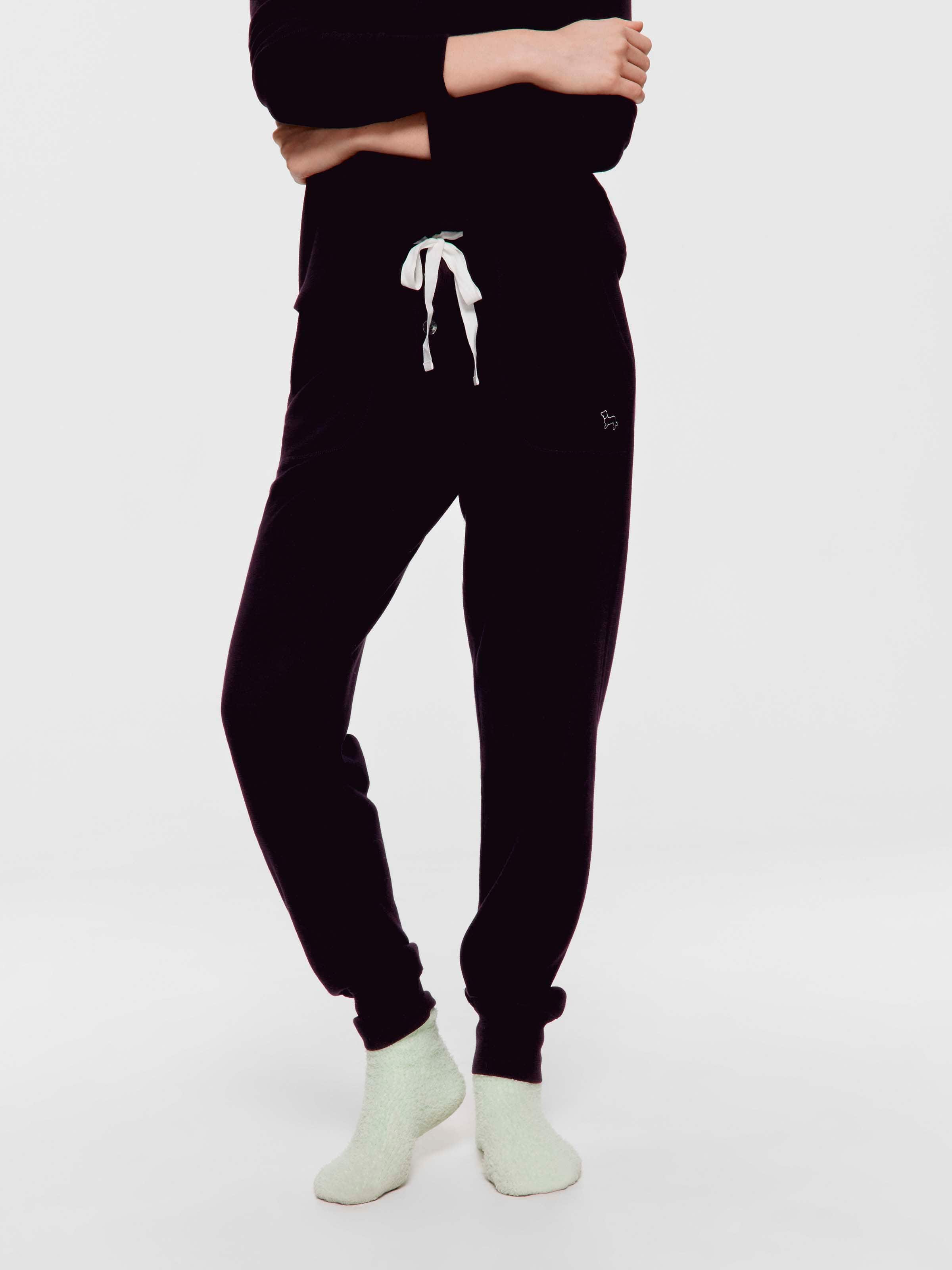Black Waffle Easy Pj Pant