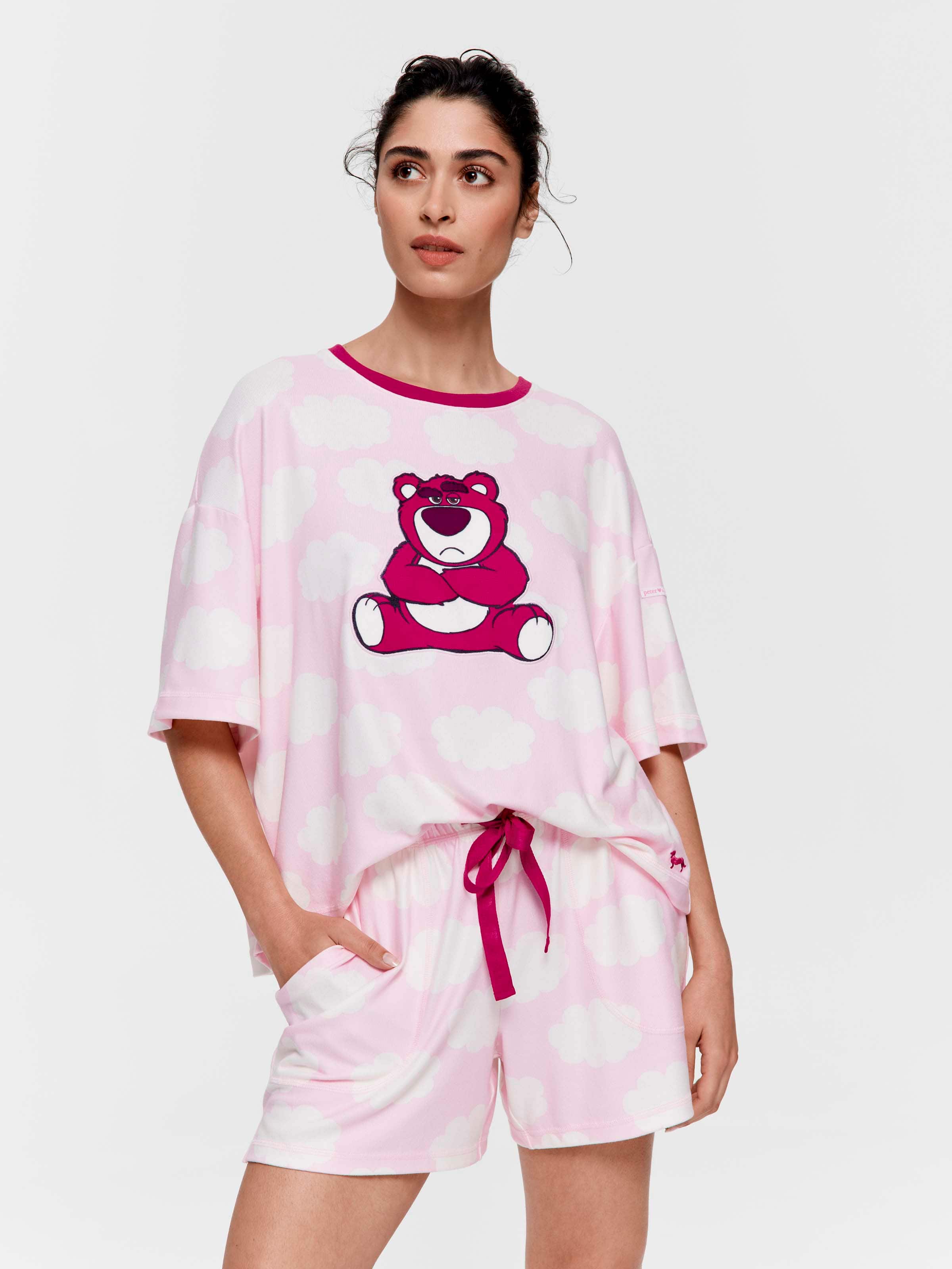 Pink Cloud Plush Mid Short