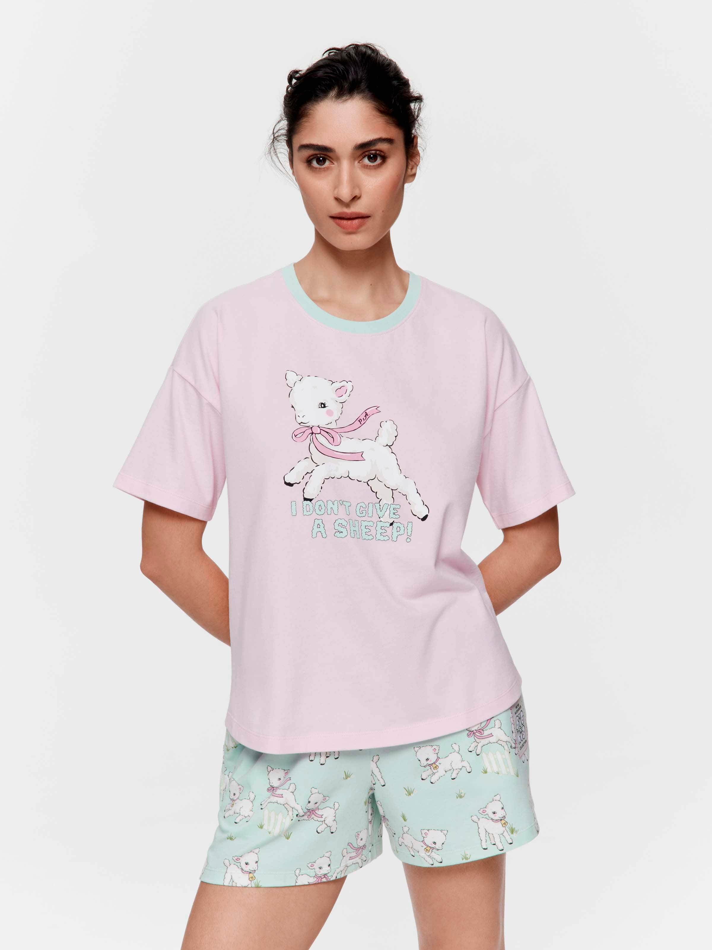 Don't Give A Sheep 100% Cotton Oversized Tee