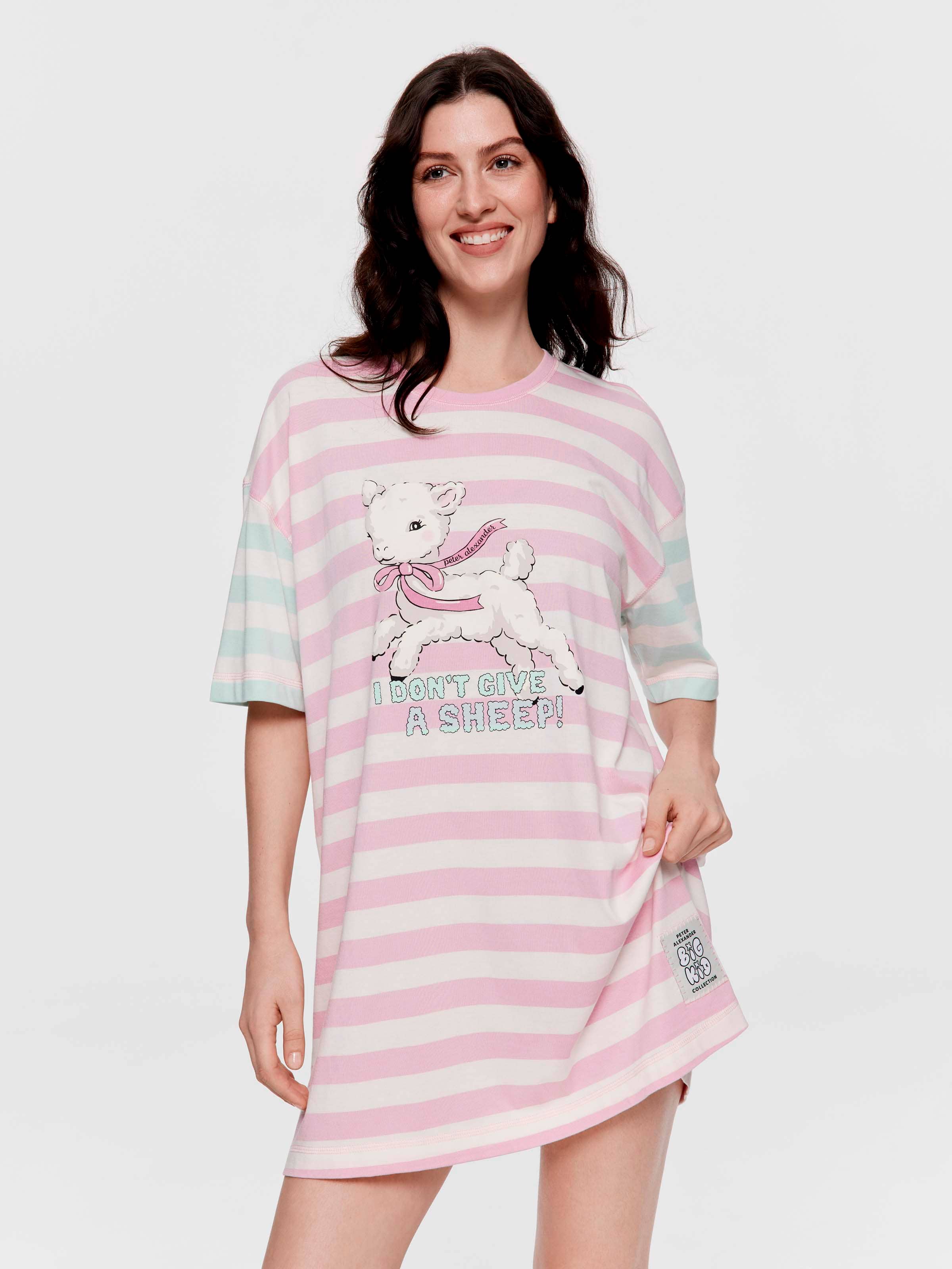 Don't Give A Sheep Oversized Sleep Tee