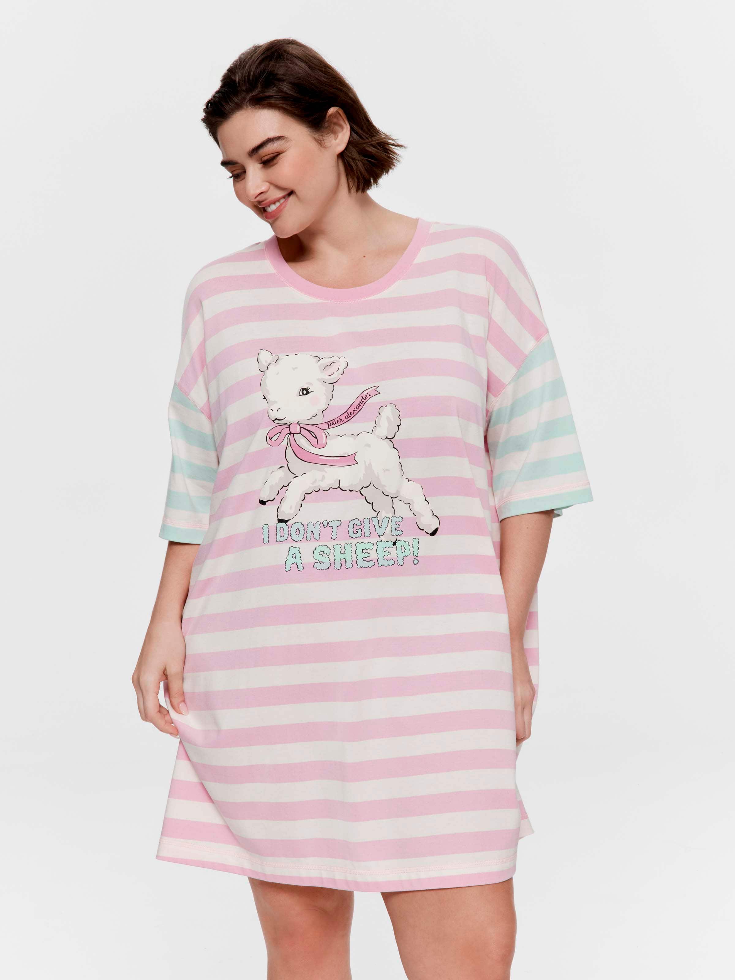 P.A. Plus Don't Give A Sheep Oversized Sleep Tee