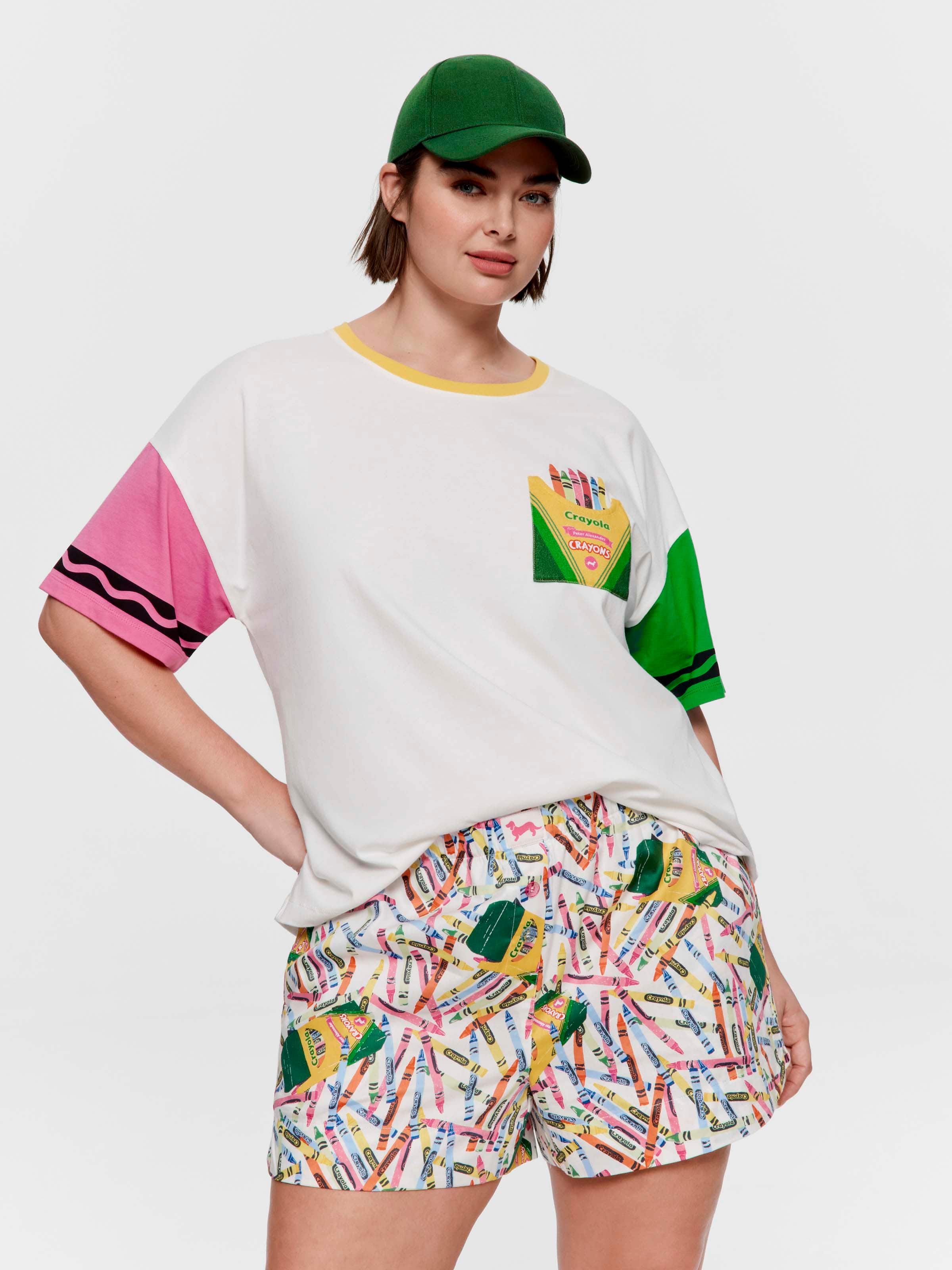 P.A. Plus Crayola Crayon 100% Cotton Boxer Short