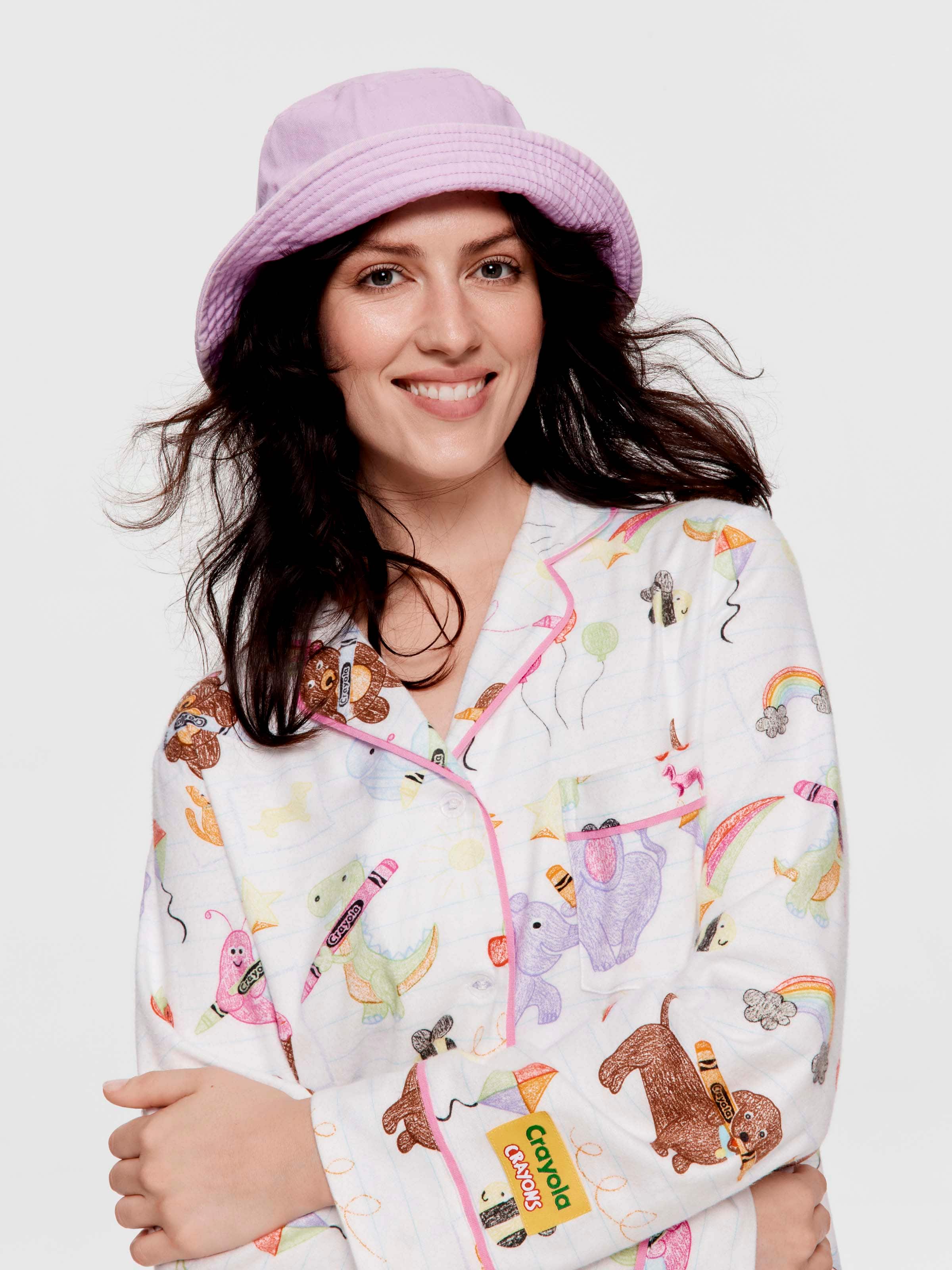 Crayola Bamboo Flannelette Classic Pj Set