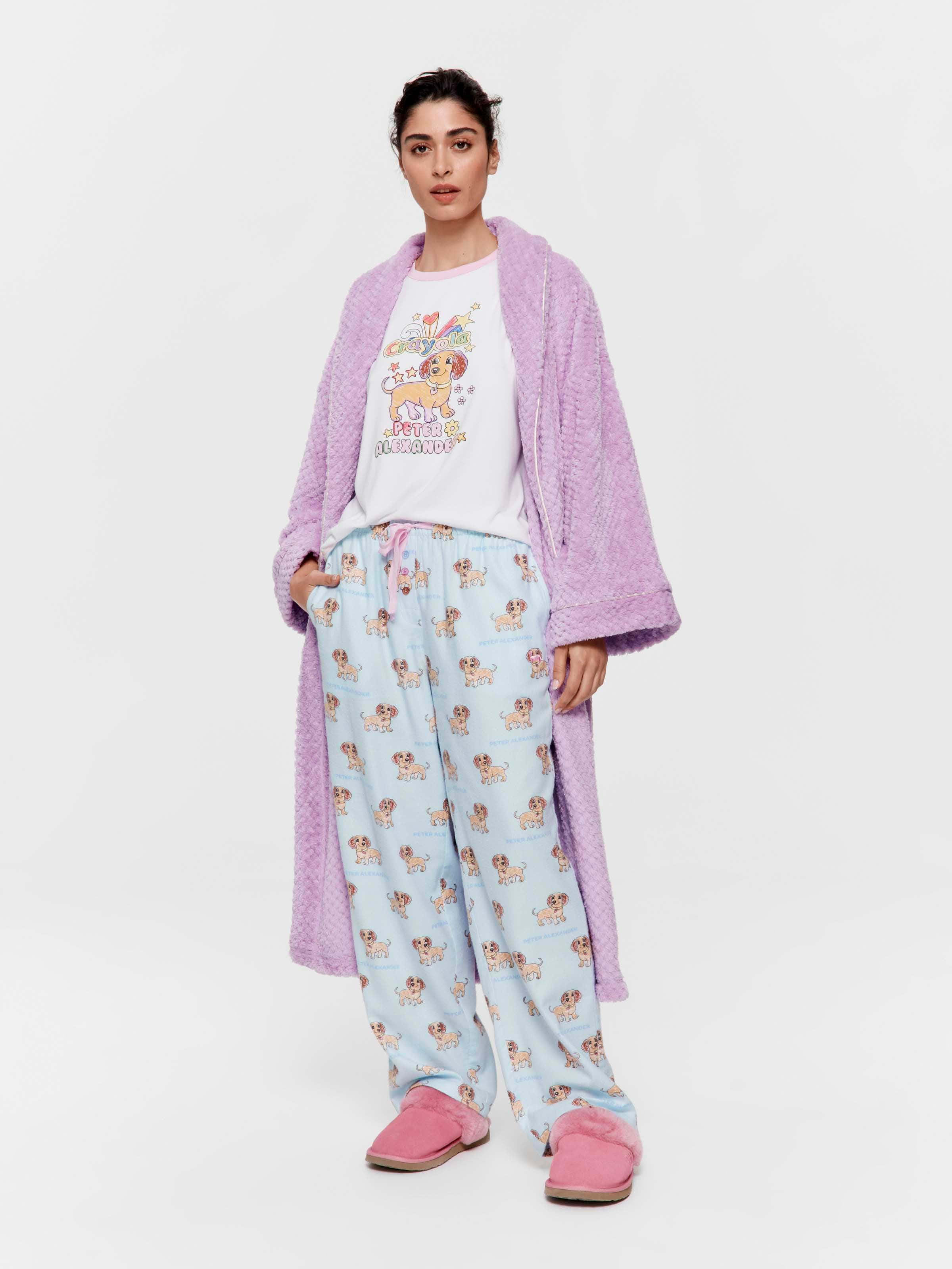 Sketched Penny Bamboo Flannelette Classic Pj Pant
