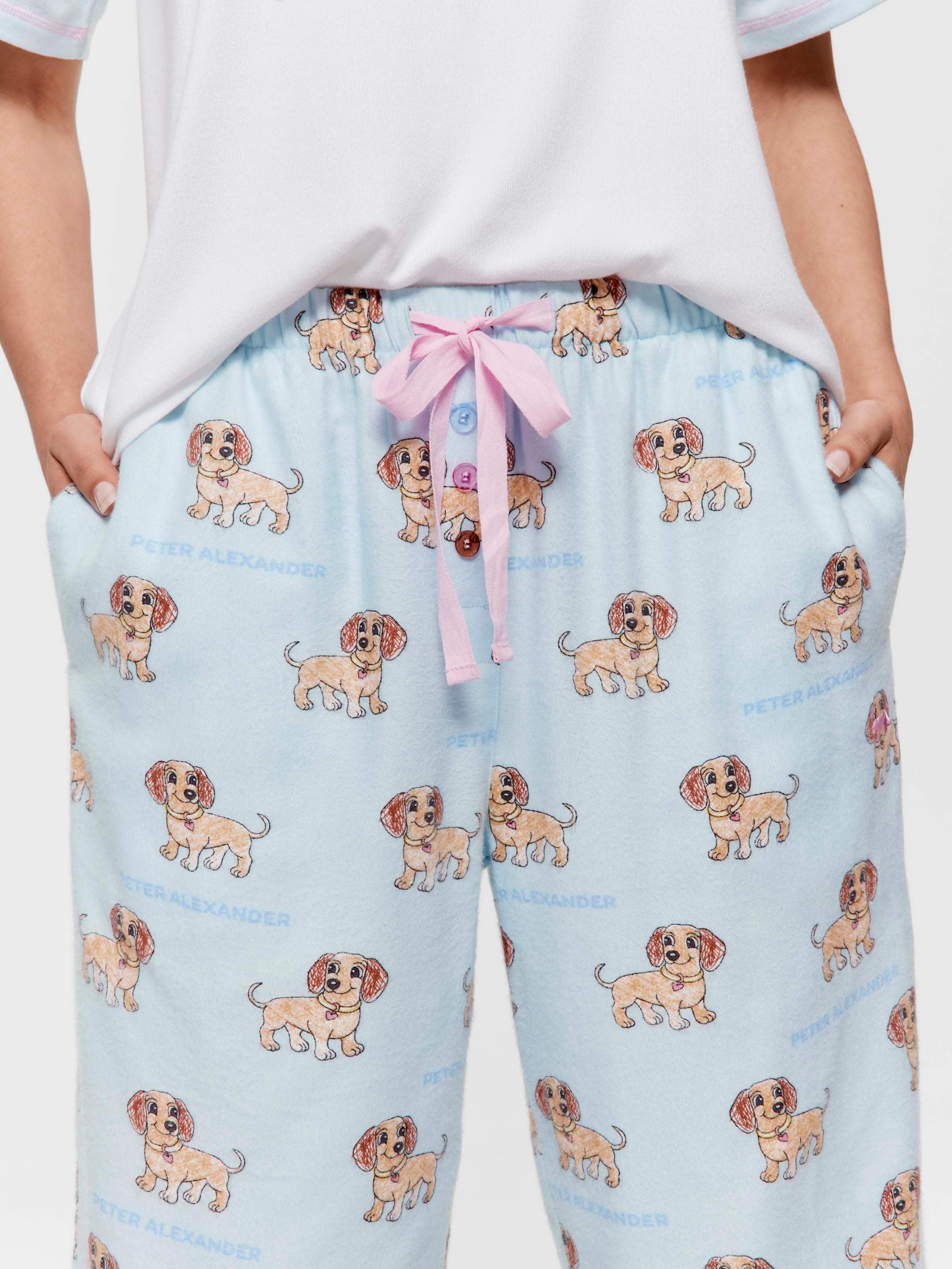 Sketched Penny Bamboo Flannelette Classic Pj Pant
