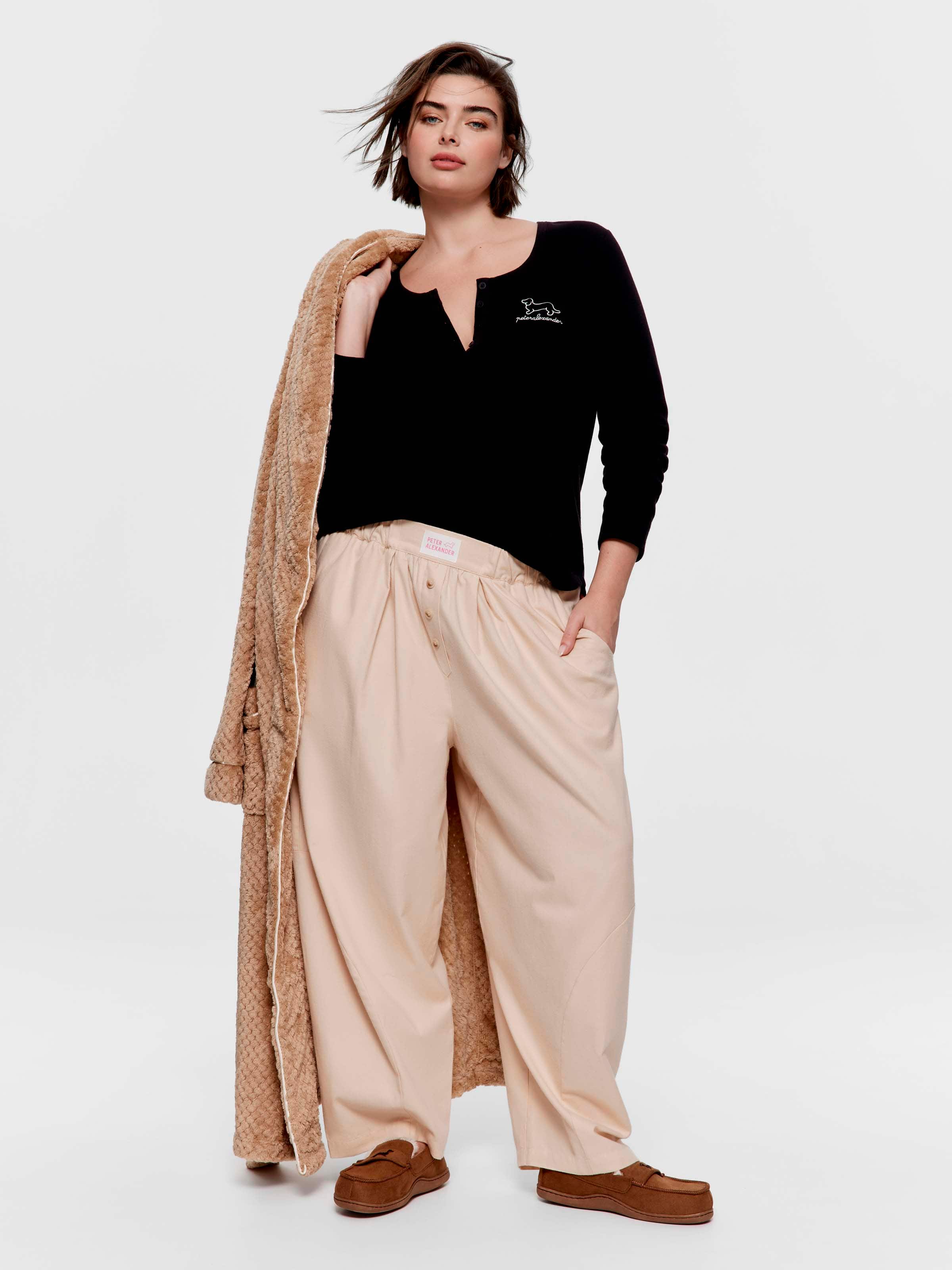 P.A. Plus Caramel 100% Cotton Fashion Pant