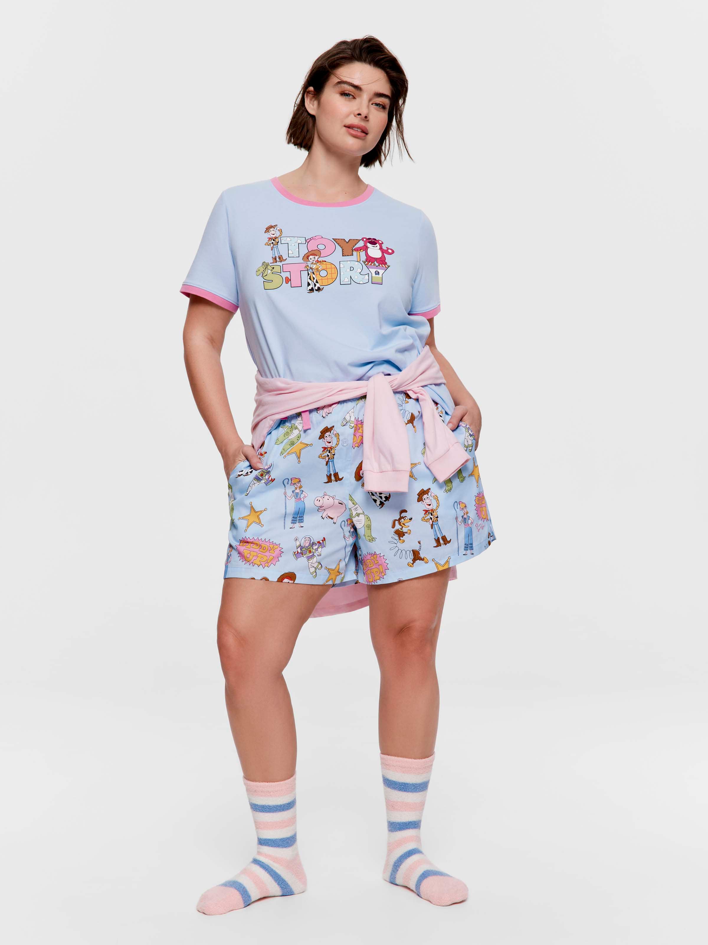 P.A. Plus Toy Story 100% Cotton Mid Short