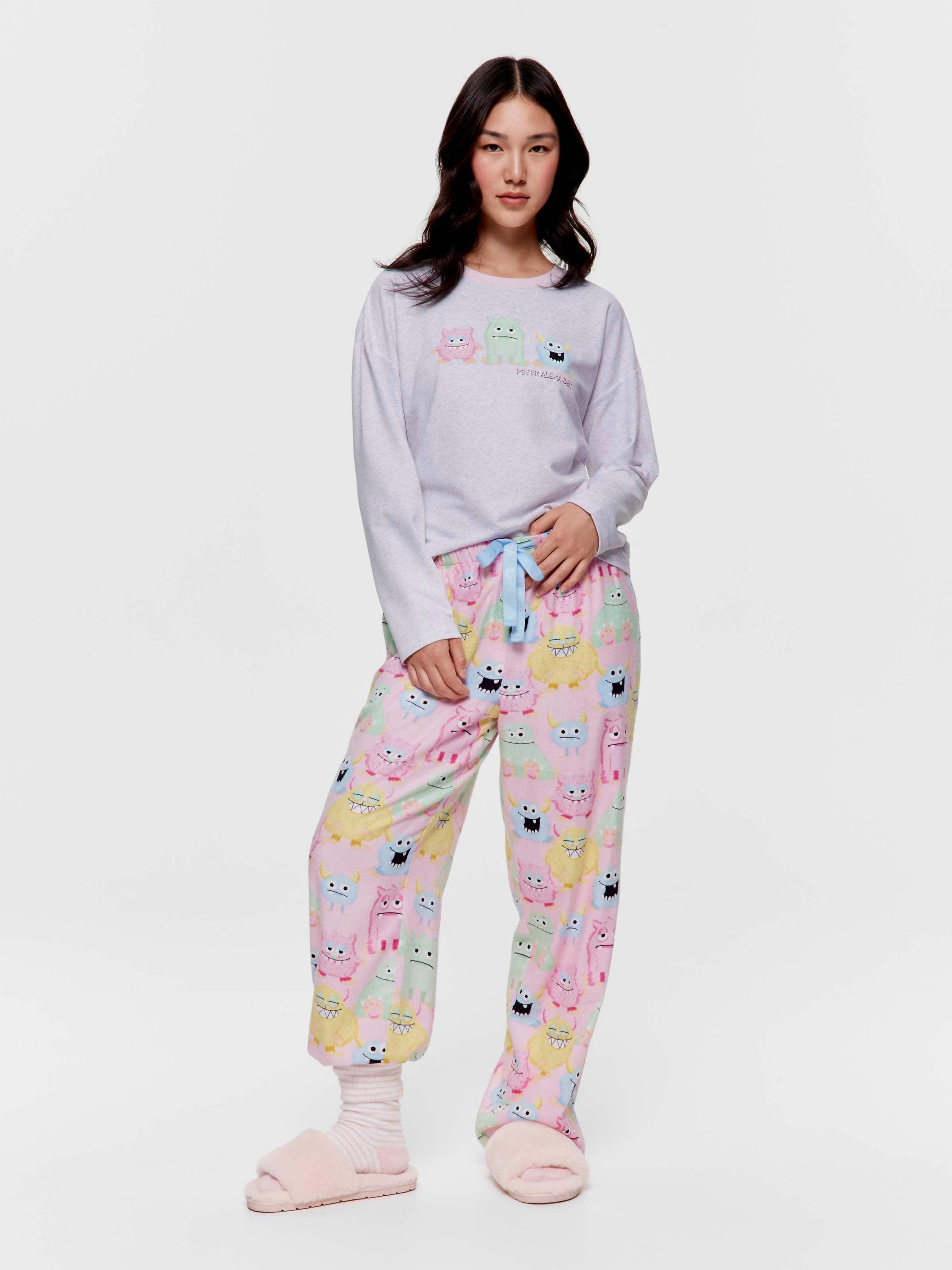 Monsters Bamboo Flannelette Classic Pj Pant