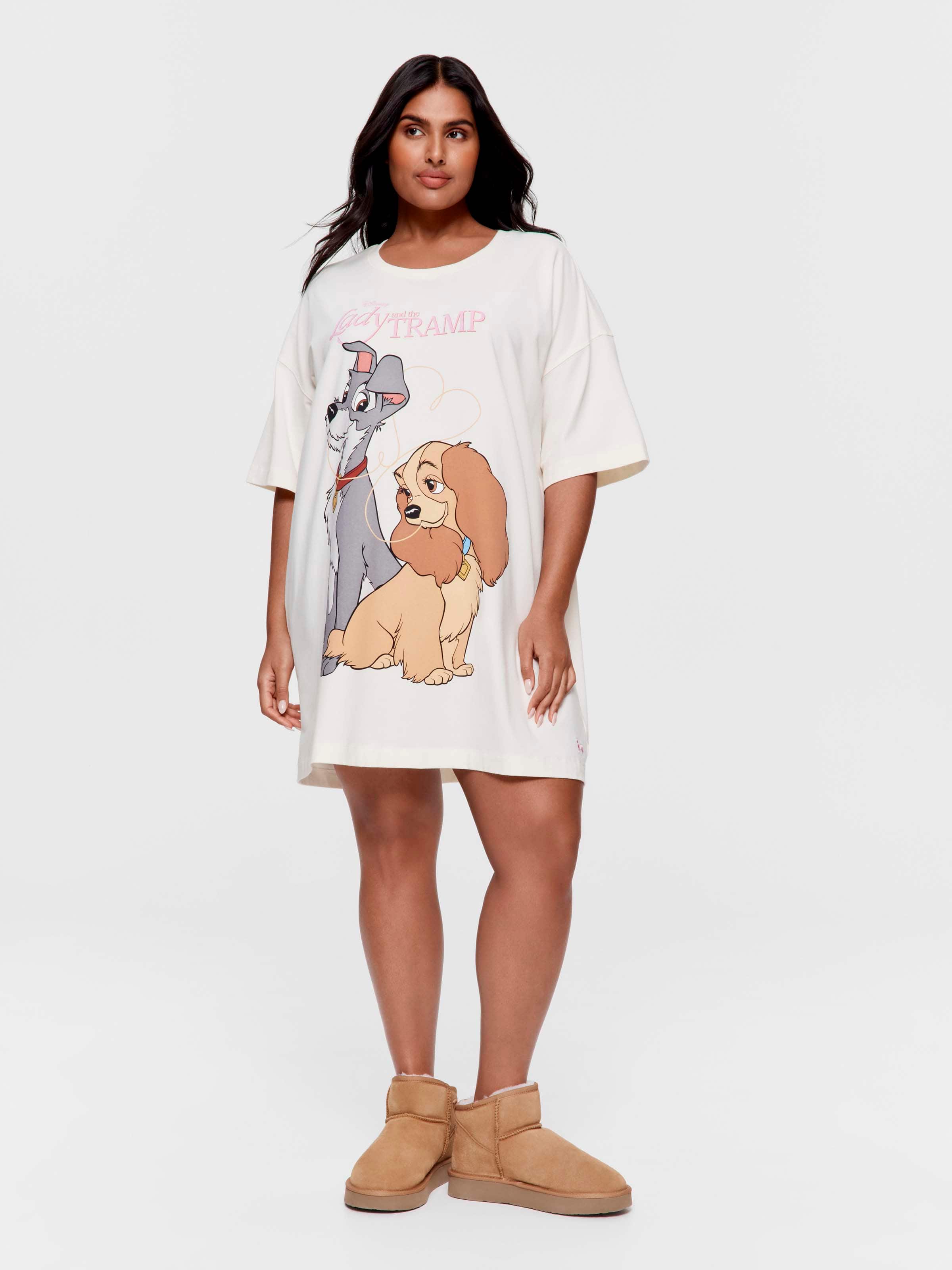 P.A. Plus Lady And The Tramp Oversized Sleep Tee