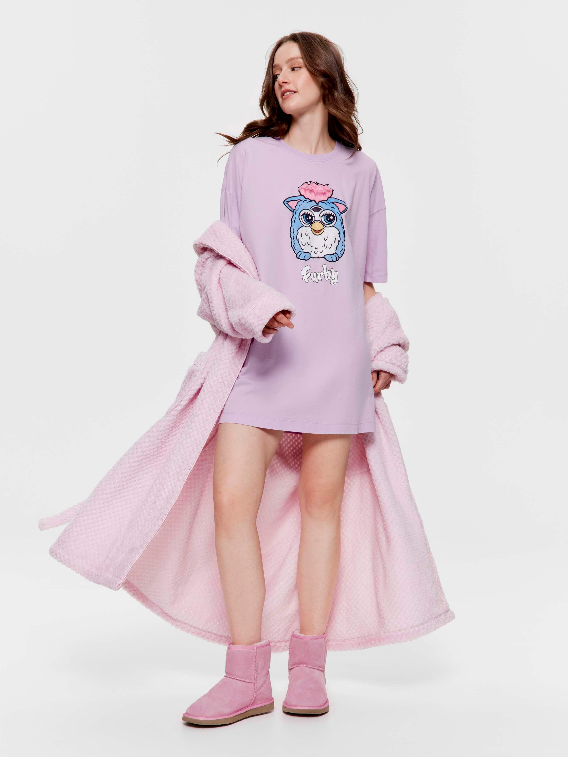 Furby 100% Cotton Oversized Sleep Tee