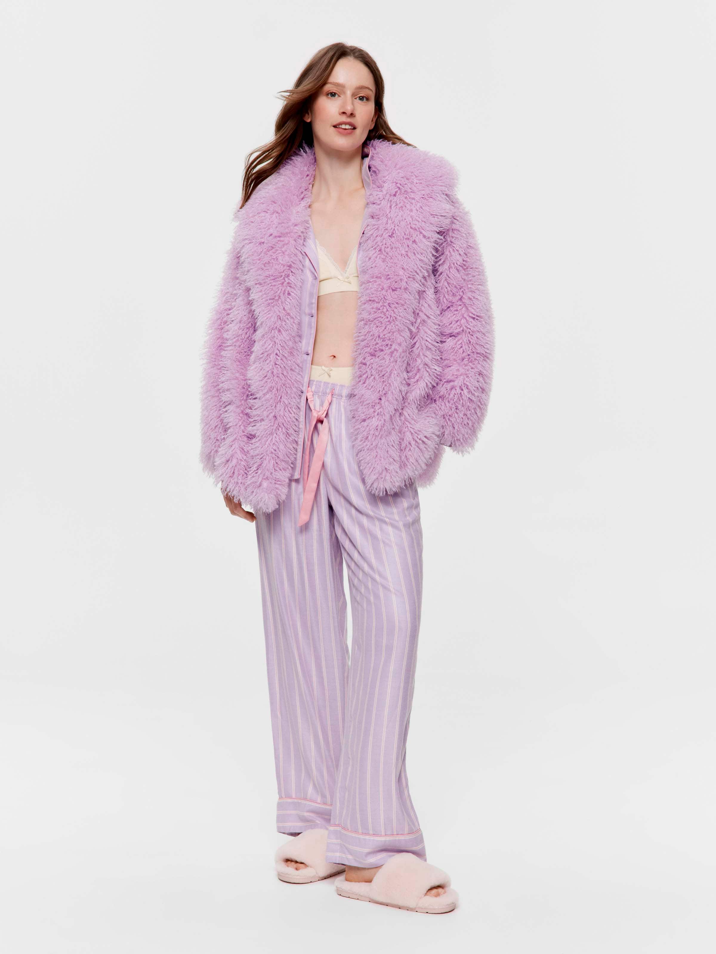 Lilac Fur Shrug