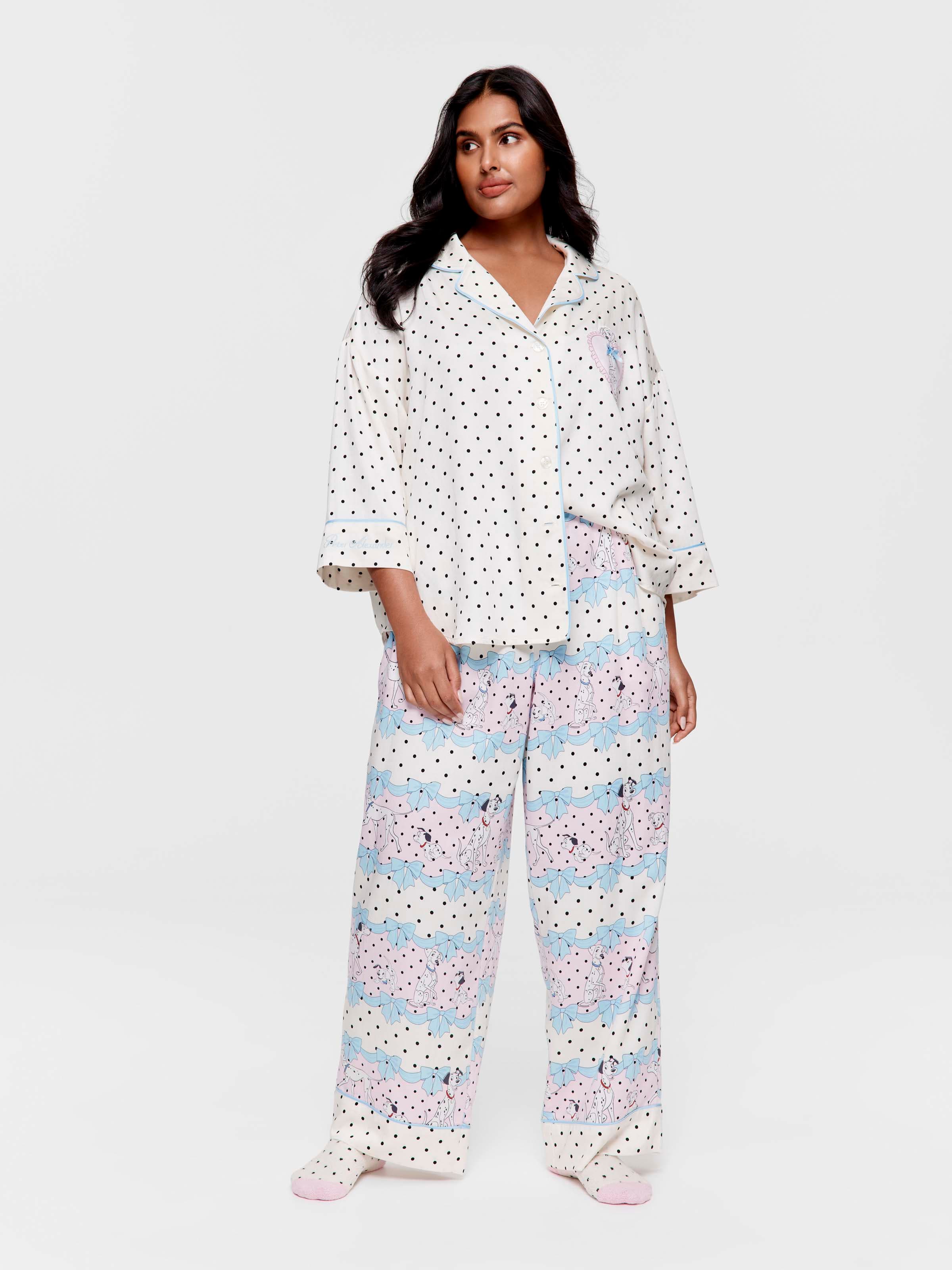 P.A. Plus 101 Dalmatians Wide Leg Pj Pant
