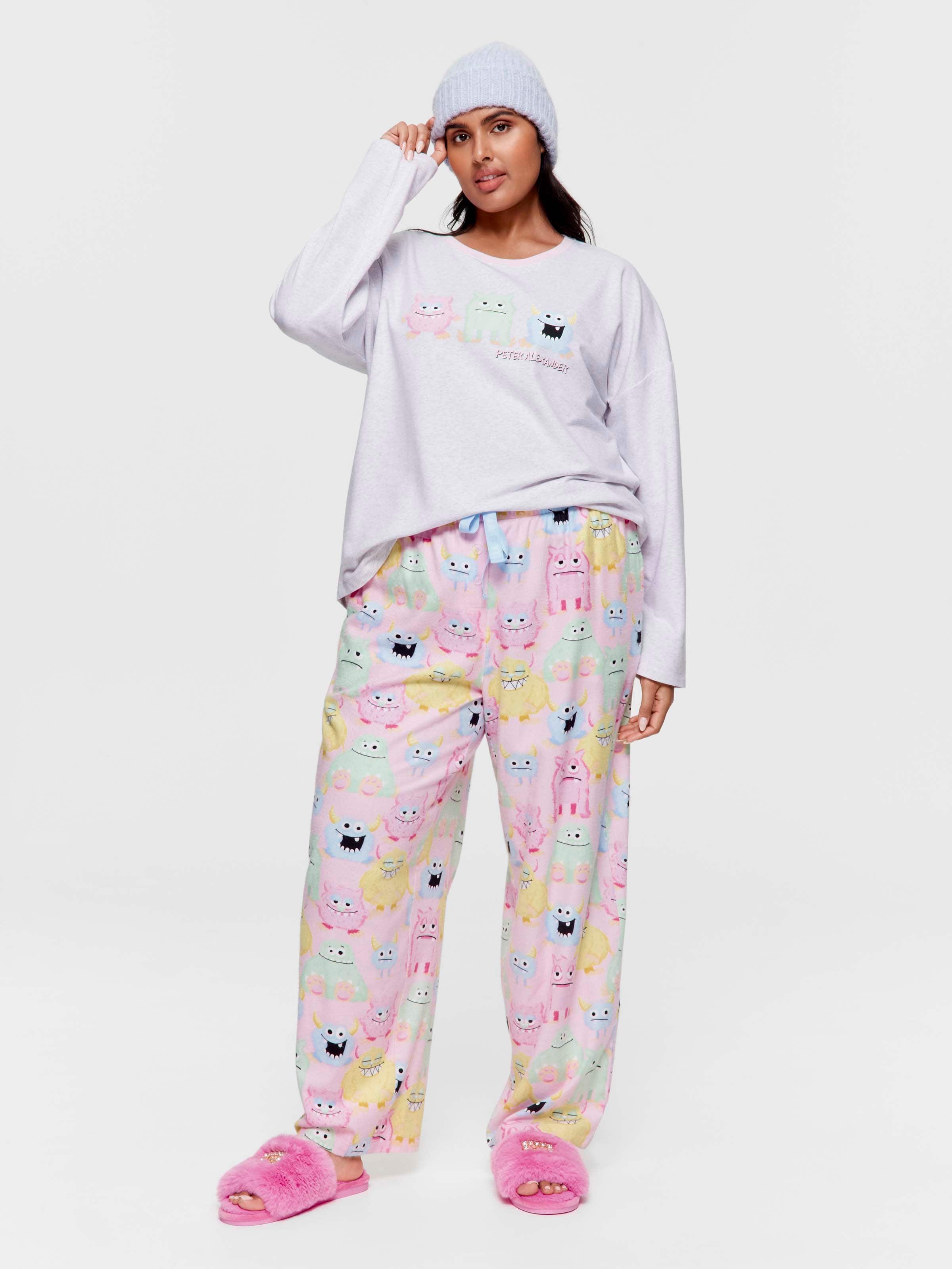 P.A. Plus Monsters Bamboo Flannelette Classic Pj Pant