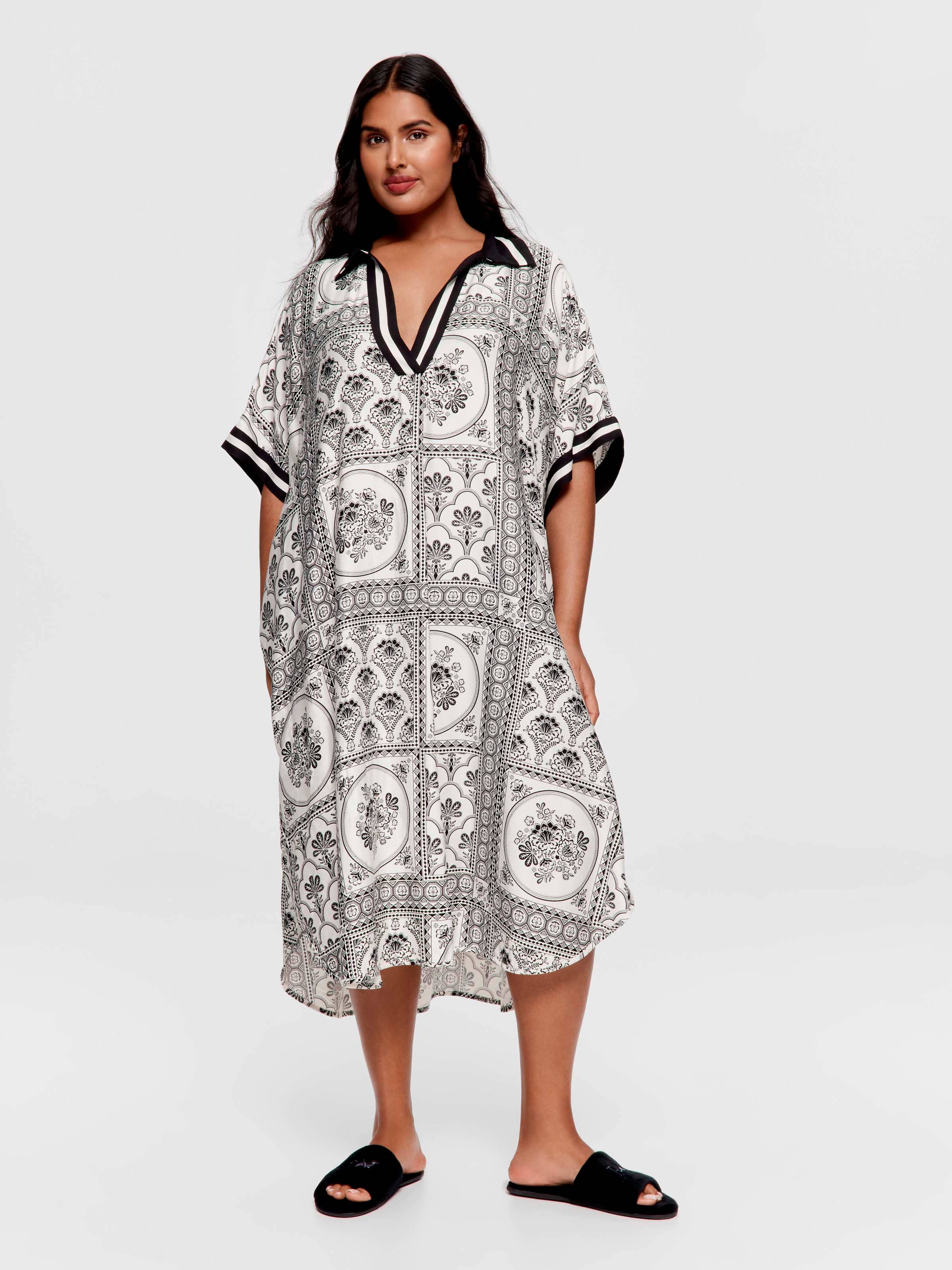 P.A. Plus Oasis Collared Fashion Nightie