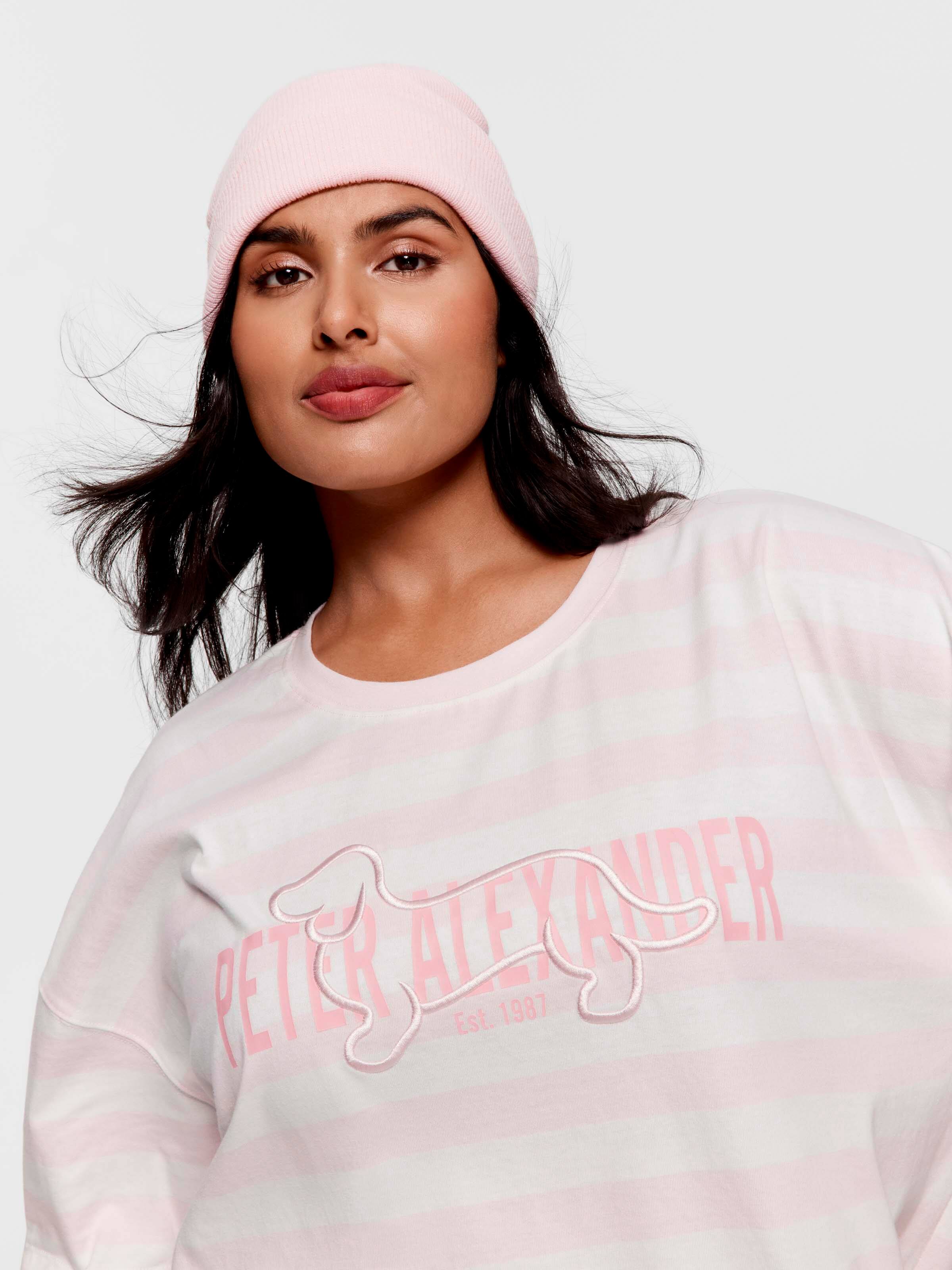 Most Popular P.A. Plus Penny Stripe Heritage 100% Cotton Sleep Tee