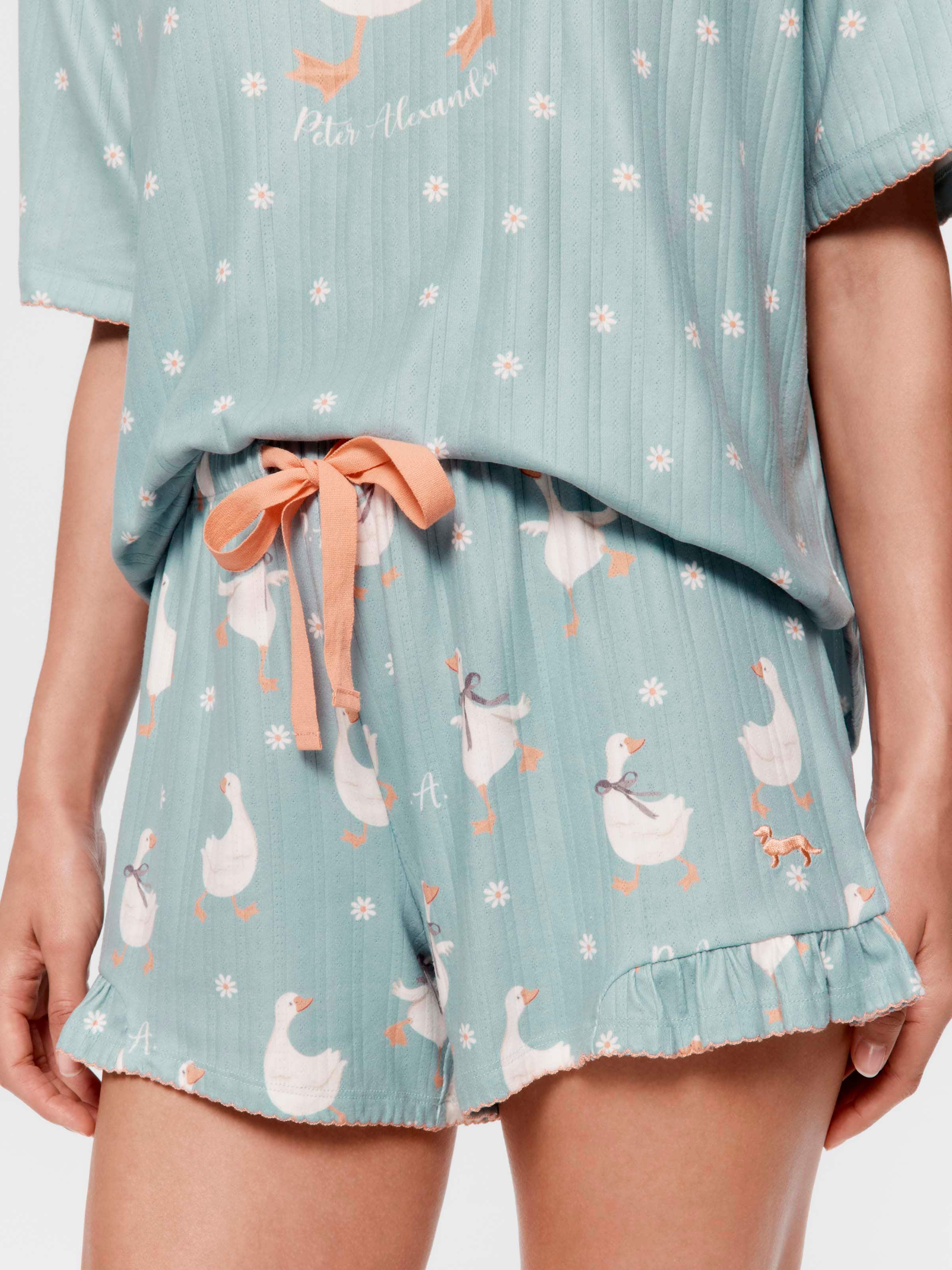 Silly Goose Pointelle Mini Frill Short