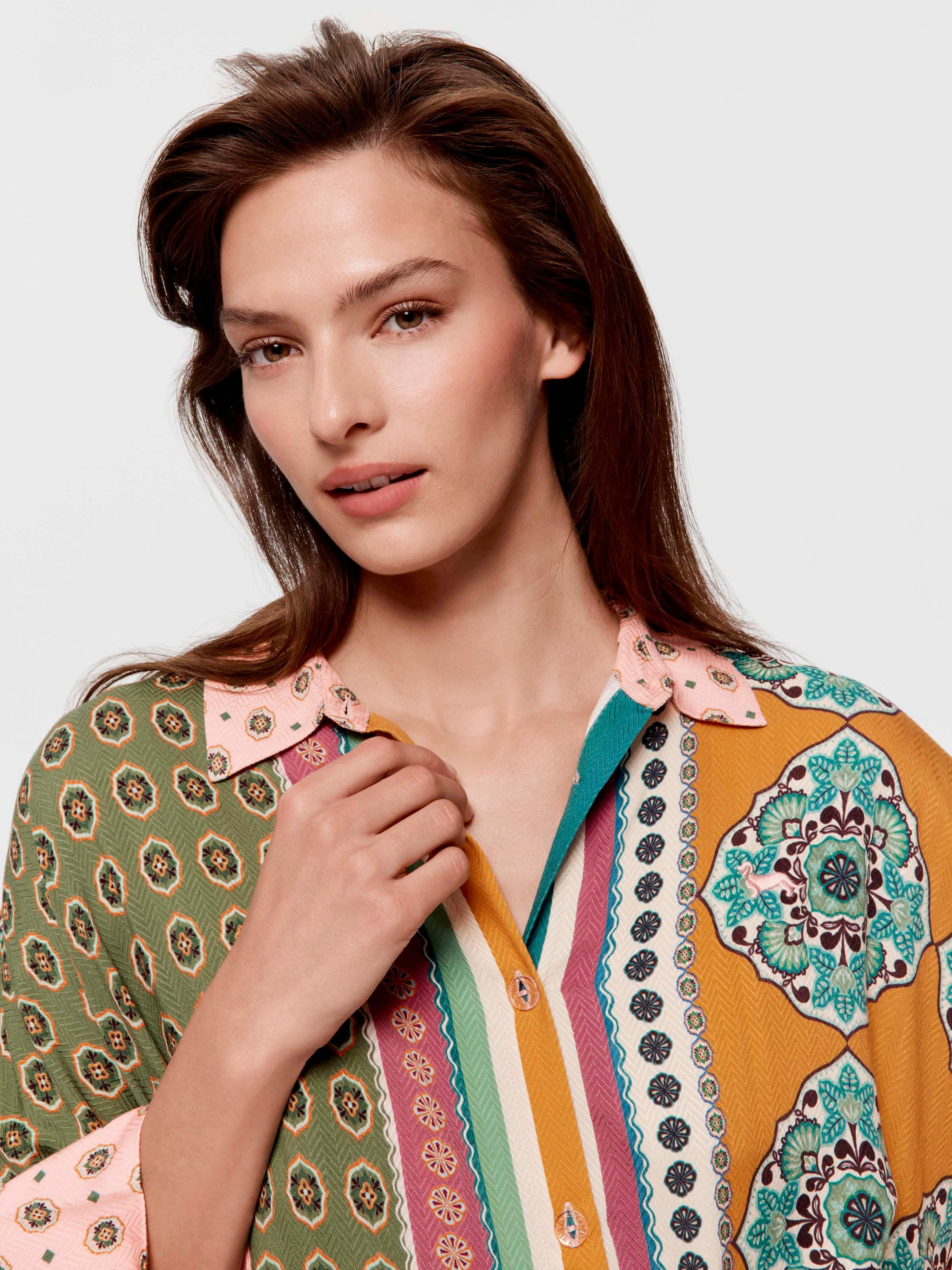 Fashion Tile Oversized Shirt