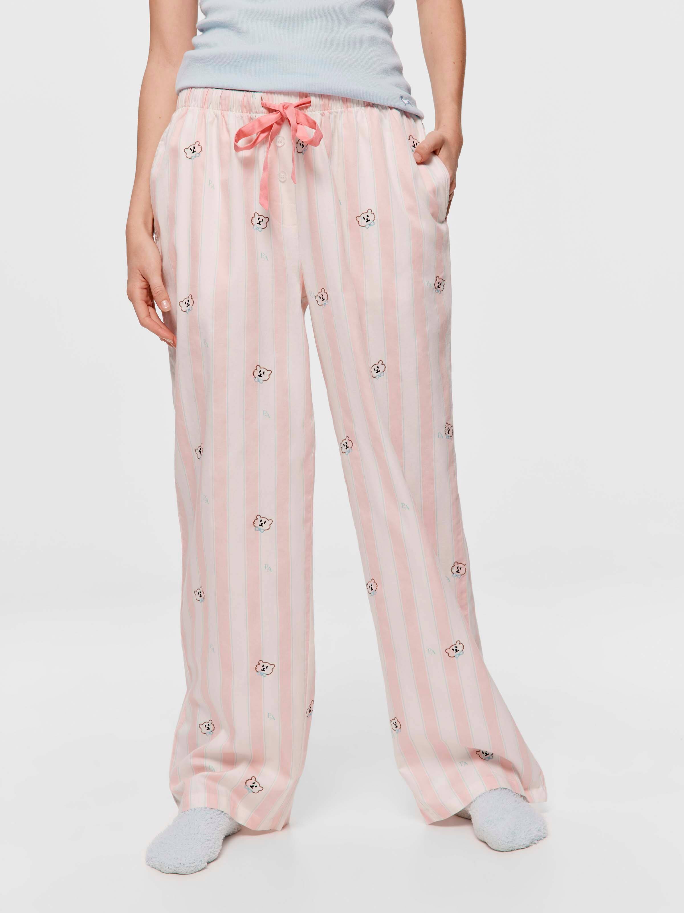 Vintage Bear 100% Cotton Classic Pj Pant