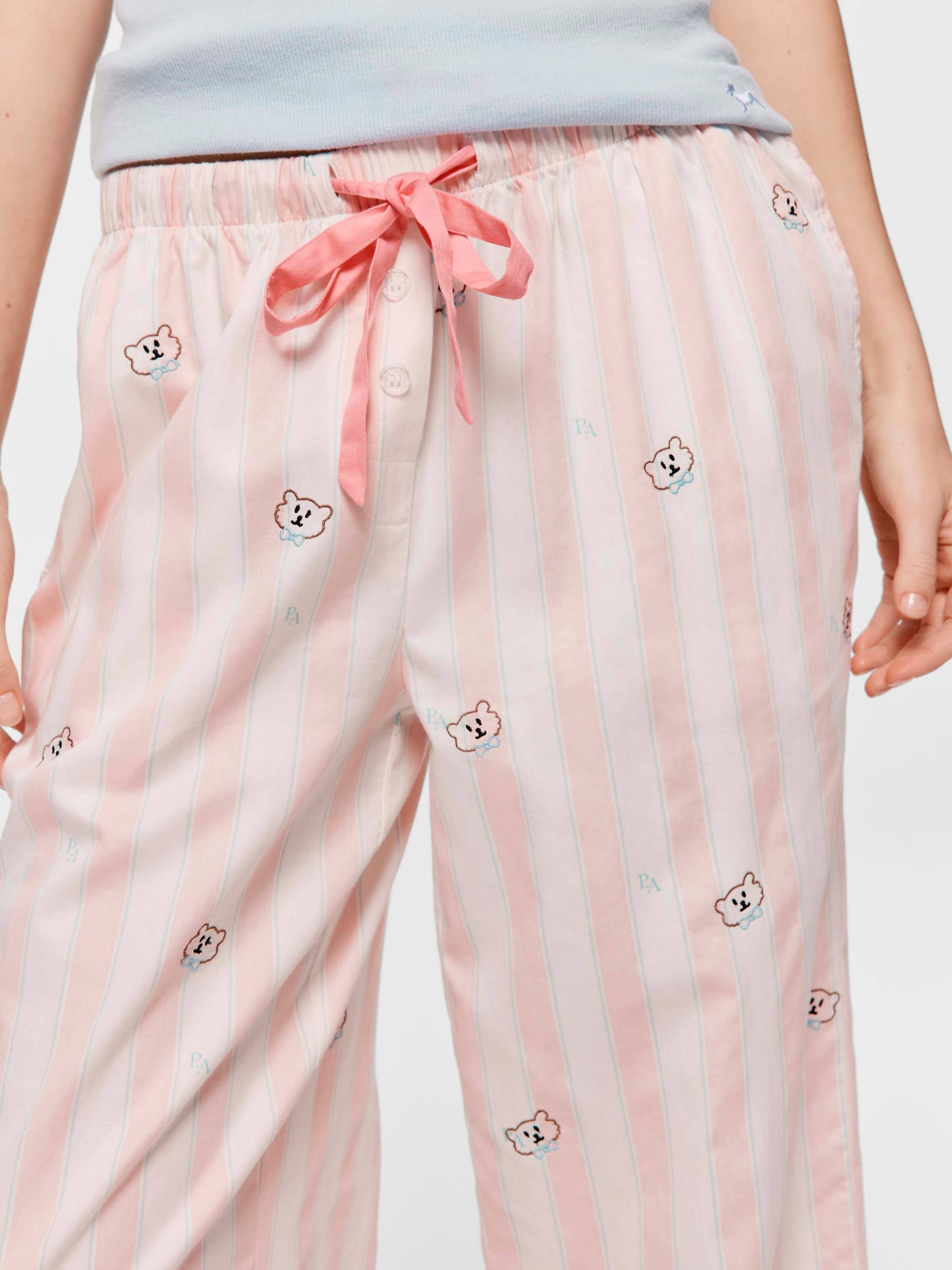 Vintage Bear 100% Cotton Classic Pj Pant