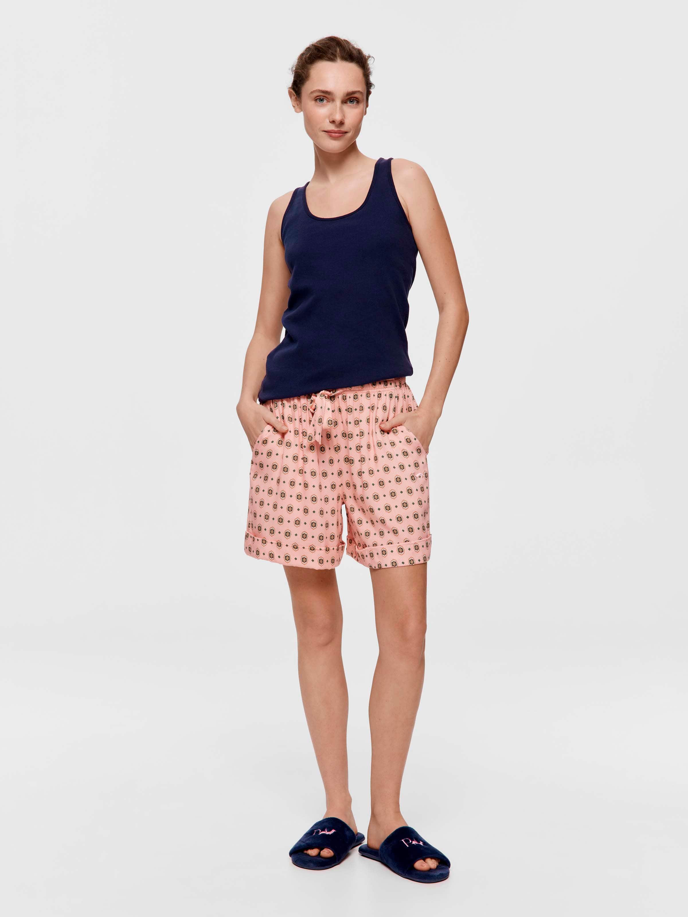 Almost Gone Peachy Tile Long Short