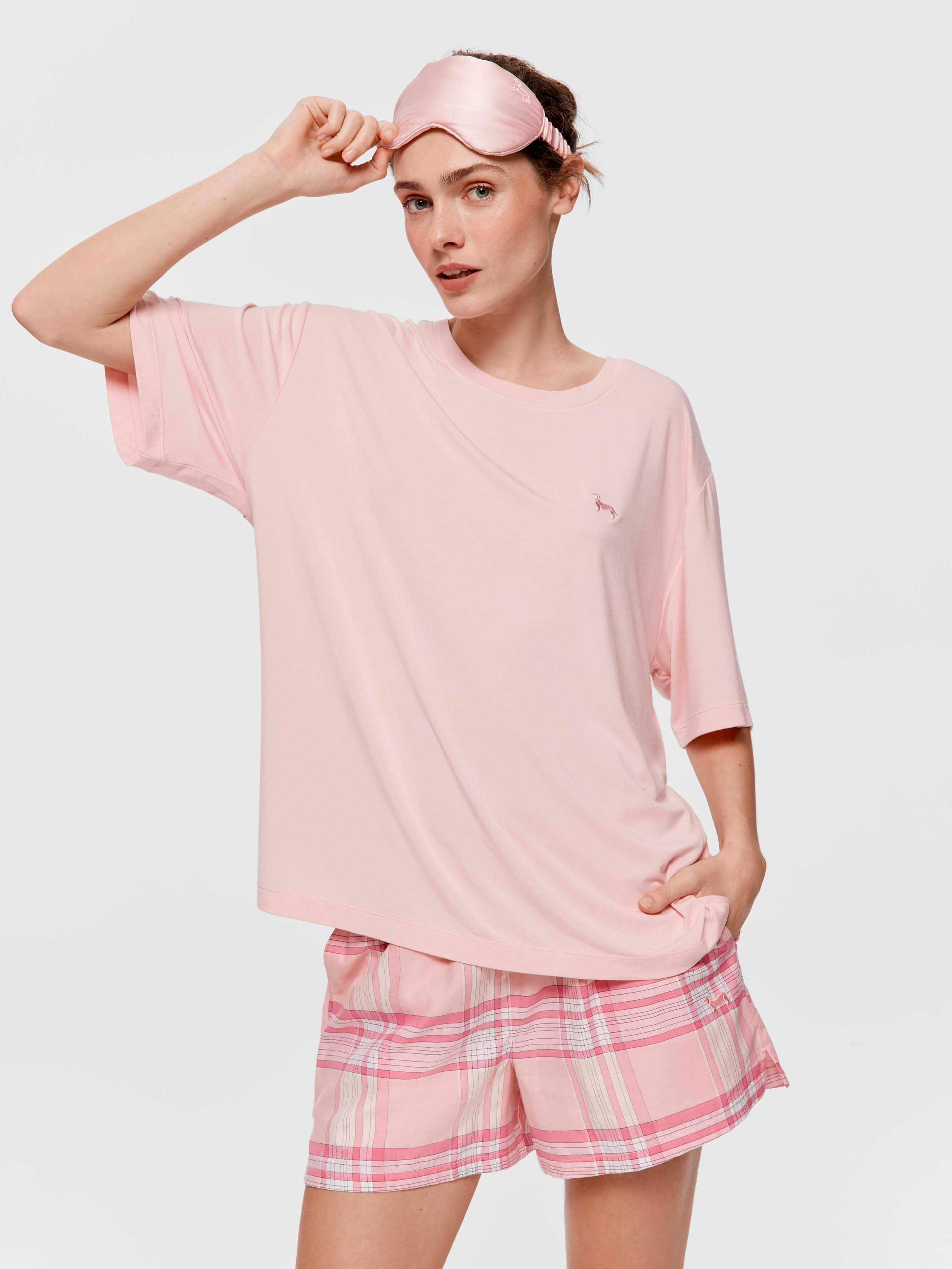 Pink Drape Boyfriend Tee