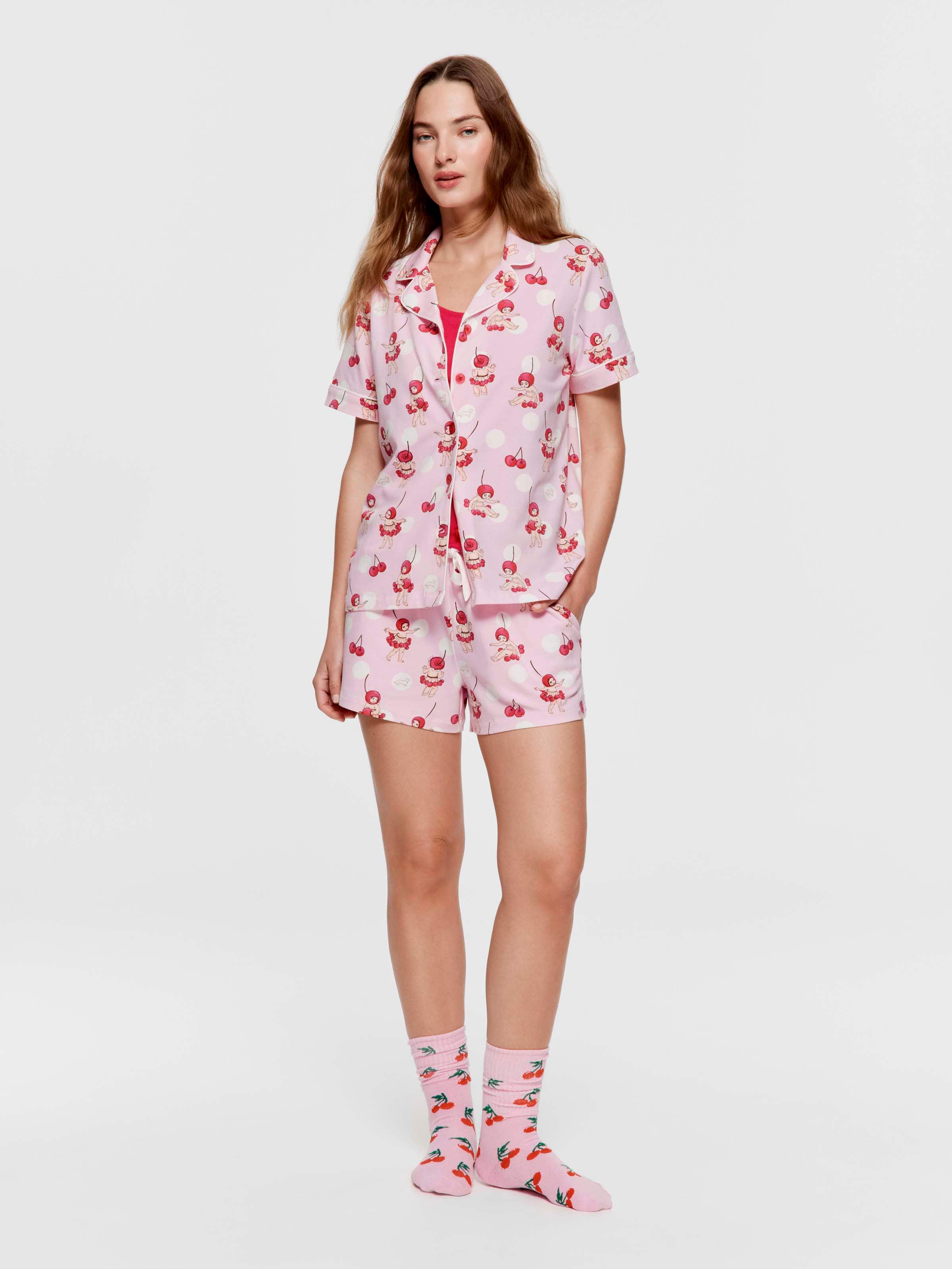 Gumnut Babies Cherry Shortie Pj Set