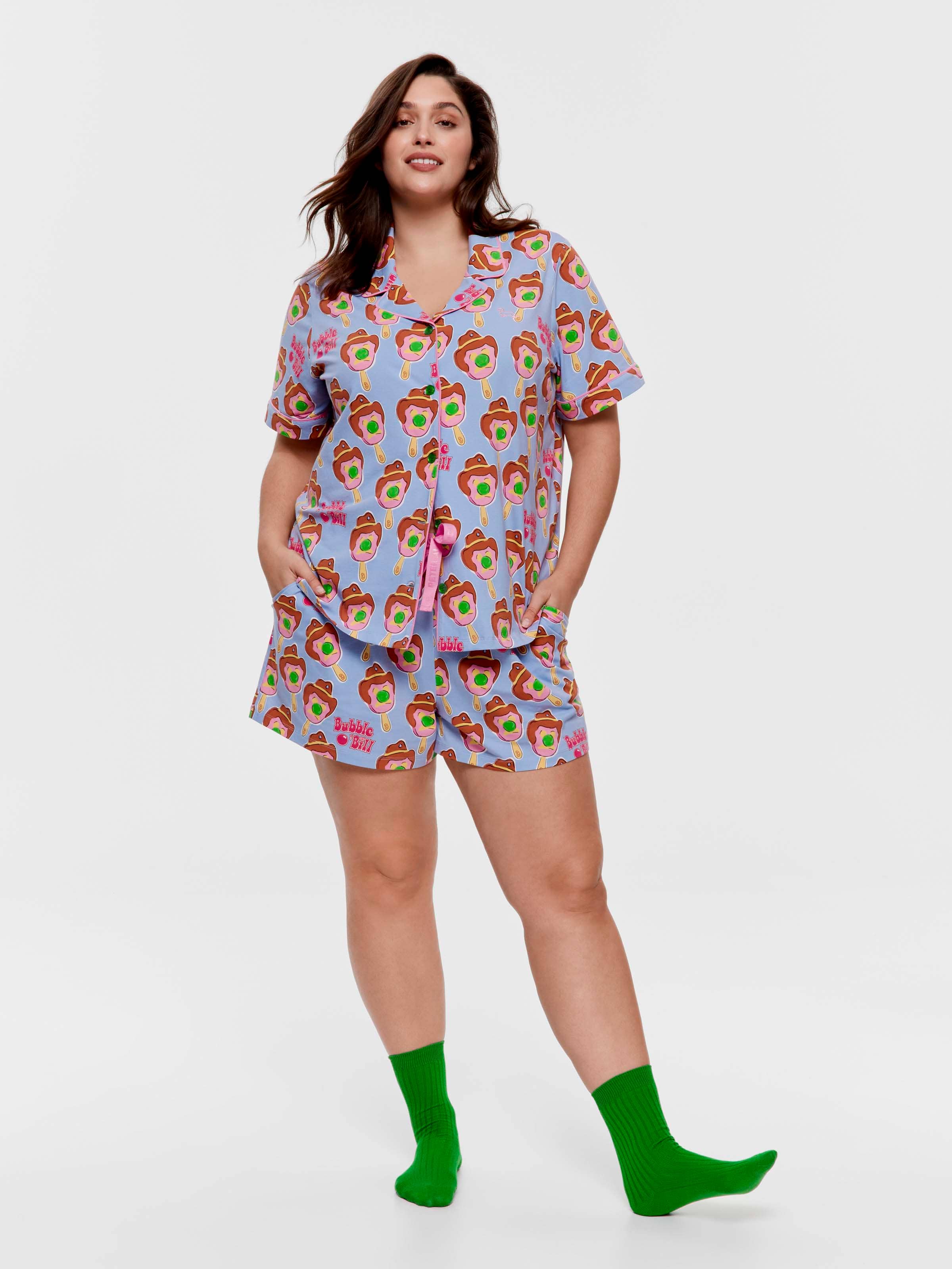 P.A. Plus Bubble O'bill Shortie Pj Set