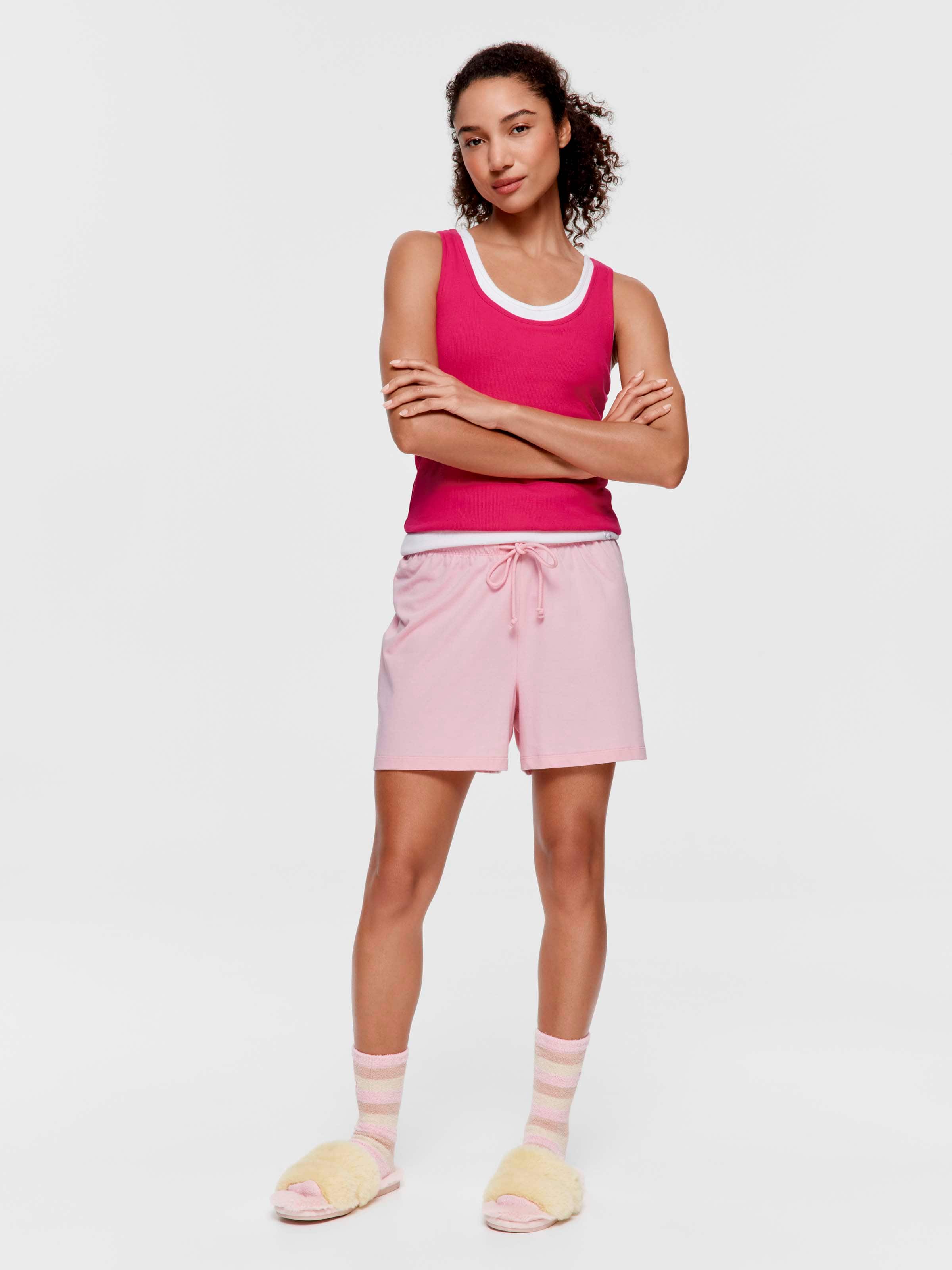 Pink Long Short