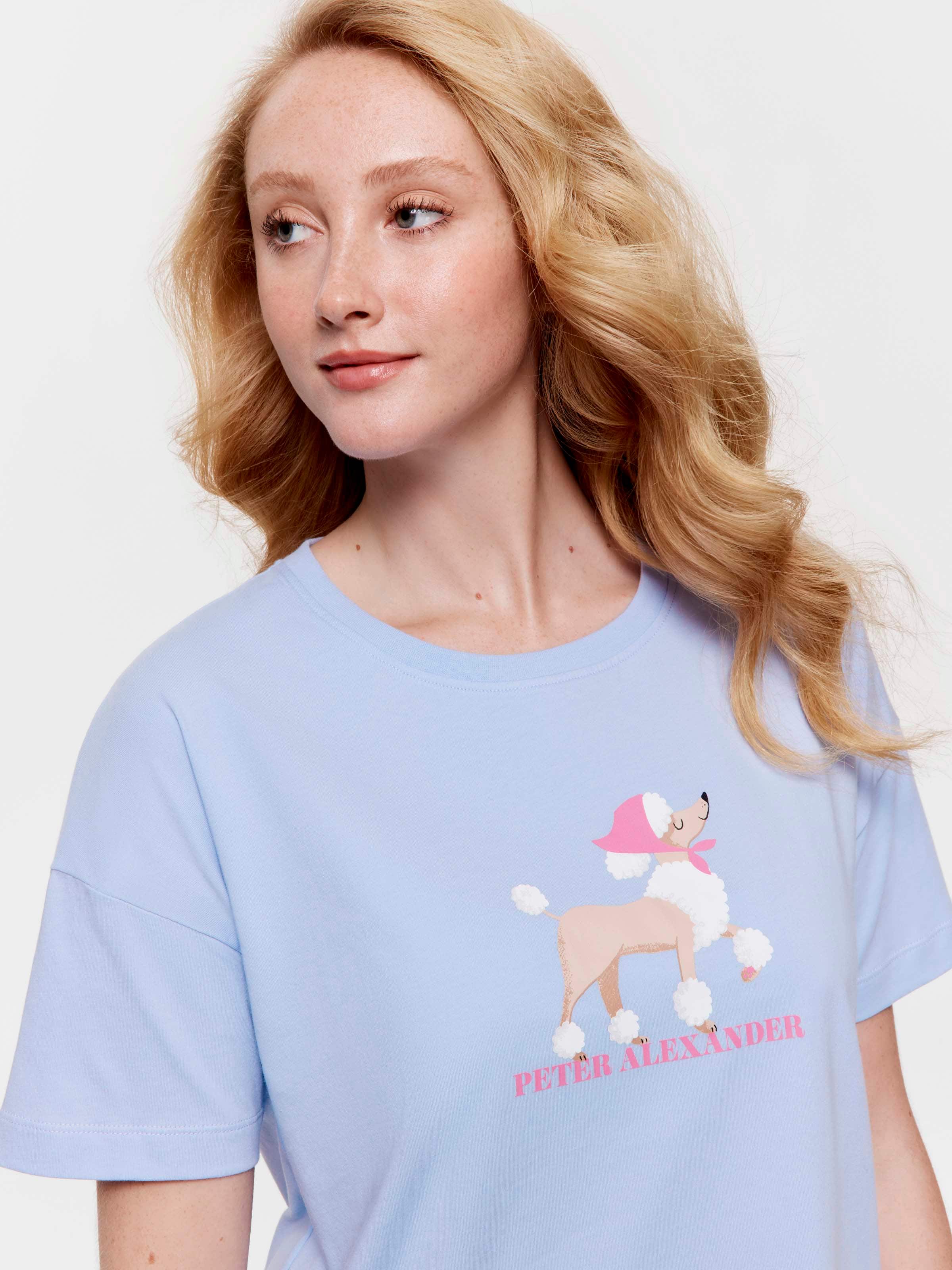 Poodle 100% Cotton Oversized Tee