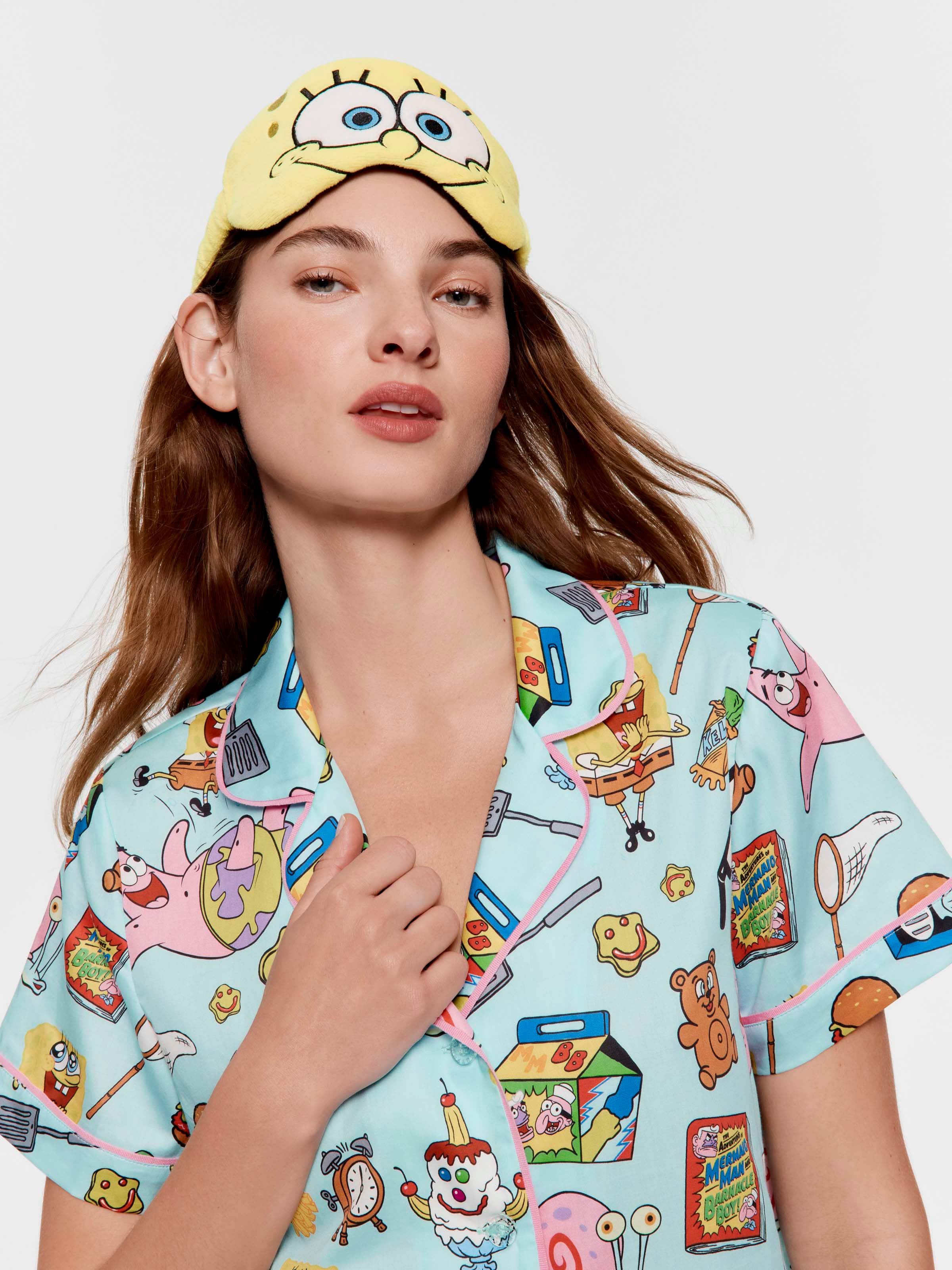 Spongebob 100% Cotton Shortie Pj Set