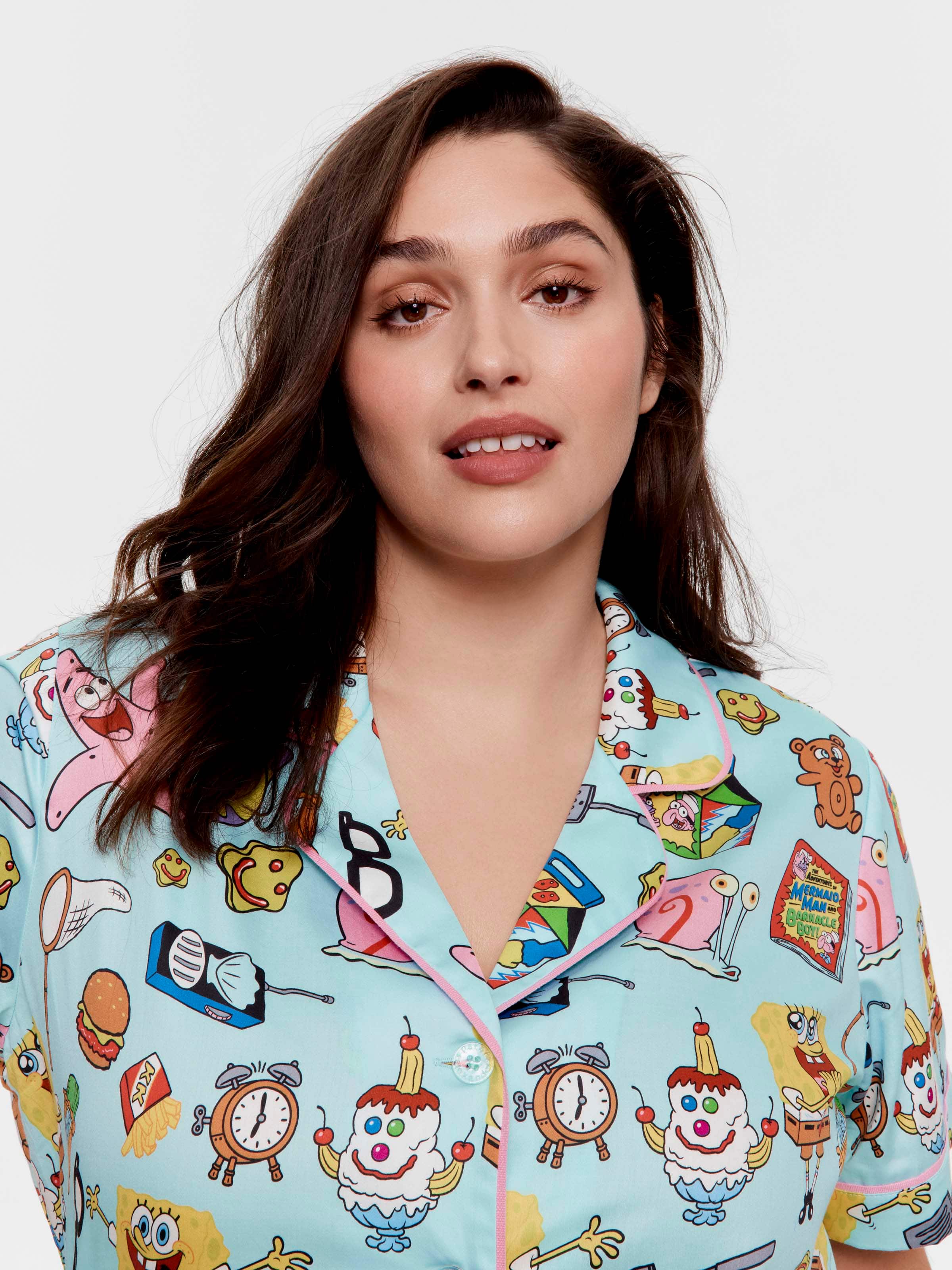 P.A. Plus Spongebob 100% Cotton Shortie Pj Set